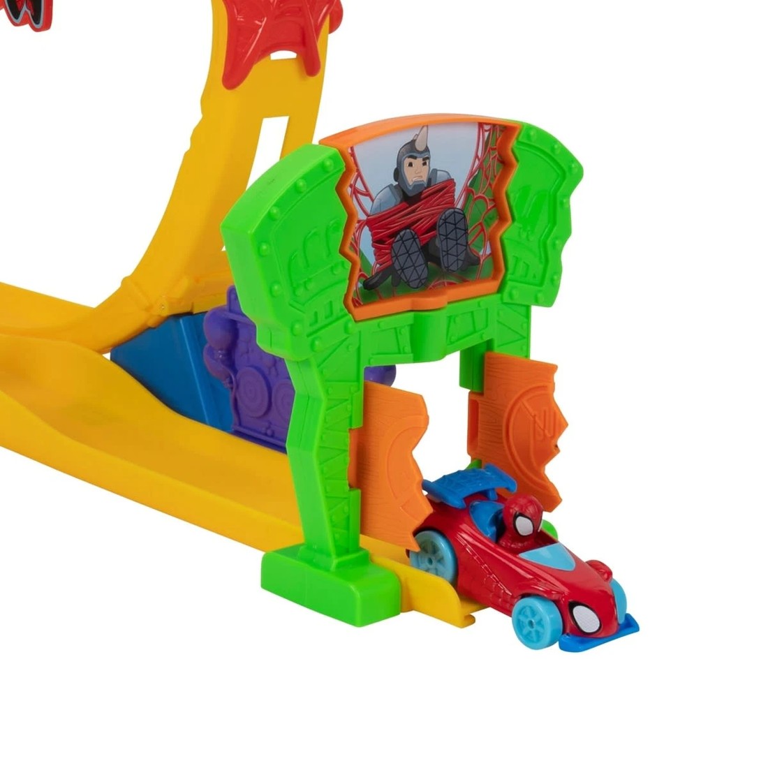 9 Disney Junior Marvel Spidey and his Amazing Friends: Spidey Amazing Metals Super Loop Track Set, 9 of 10