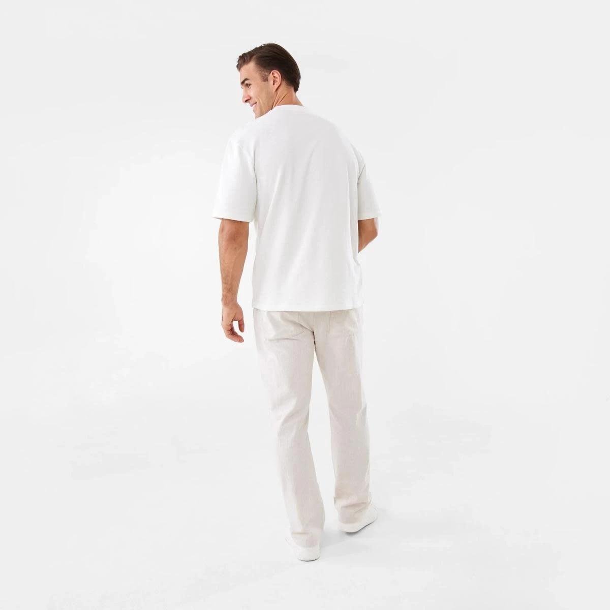 4 Cotton Linen Chino Pants BARLEY YD, 4 of 6