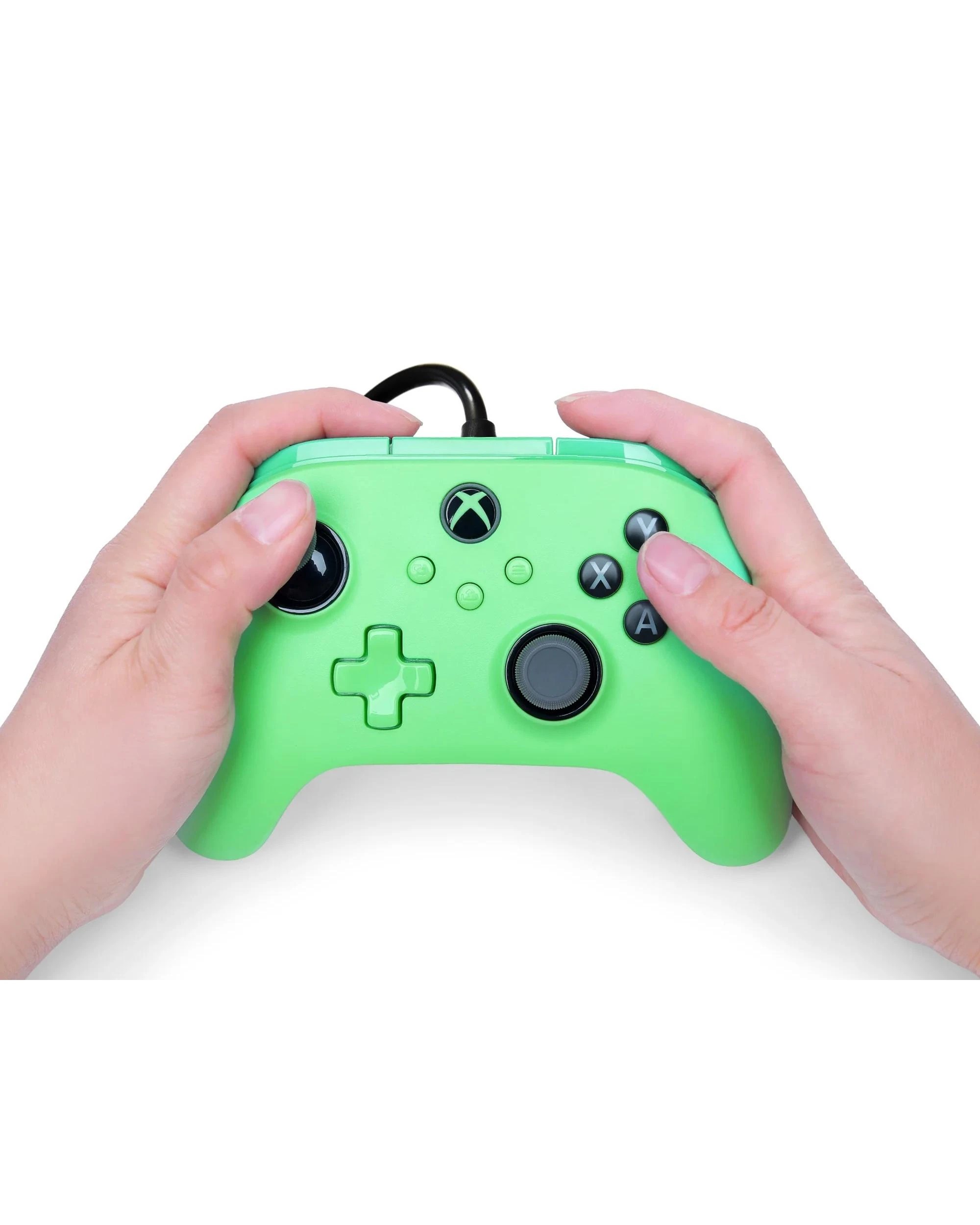 9 PowerA Advantage Plus Wired Controller for Xbox Series X|S - Green Meadow - Green, 9 of 10