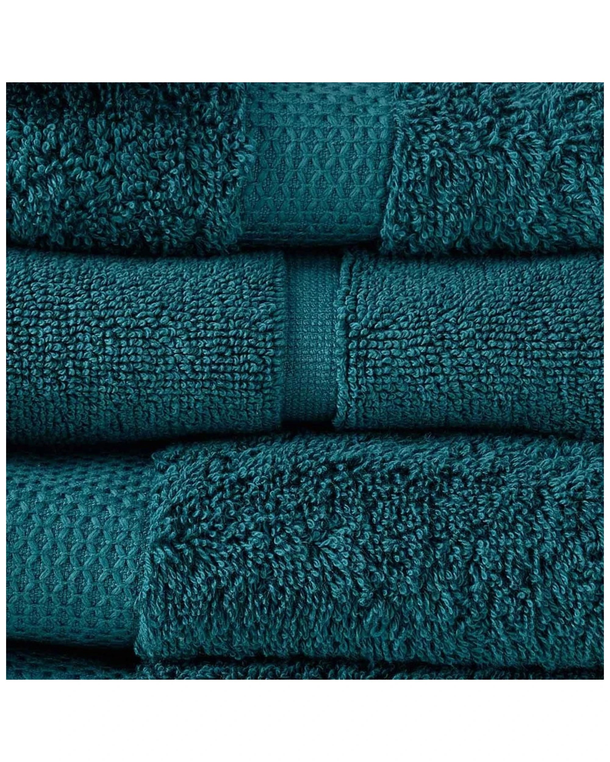 2 Canningvale 6pc Royal Splendour Bathroom Towel Set Azzurrite Teal.
 - Blue, 2 of 3