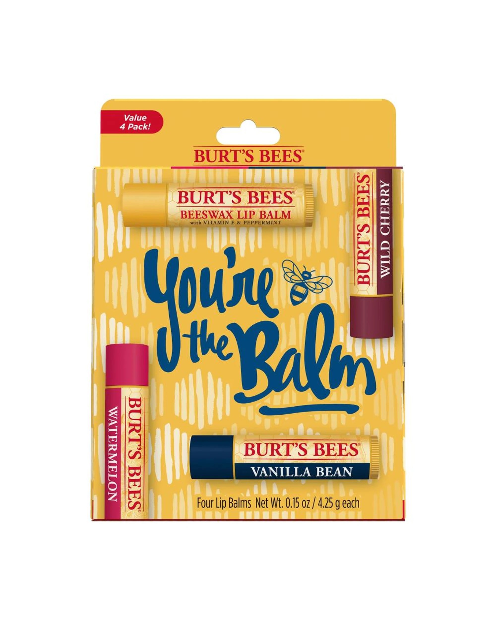 1 Burt's Bees You're The Balm Lip Balm Set 4x4.25g, 1 of 6