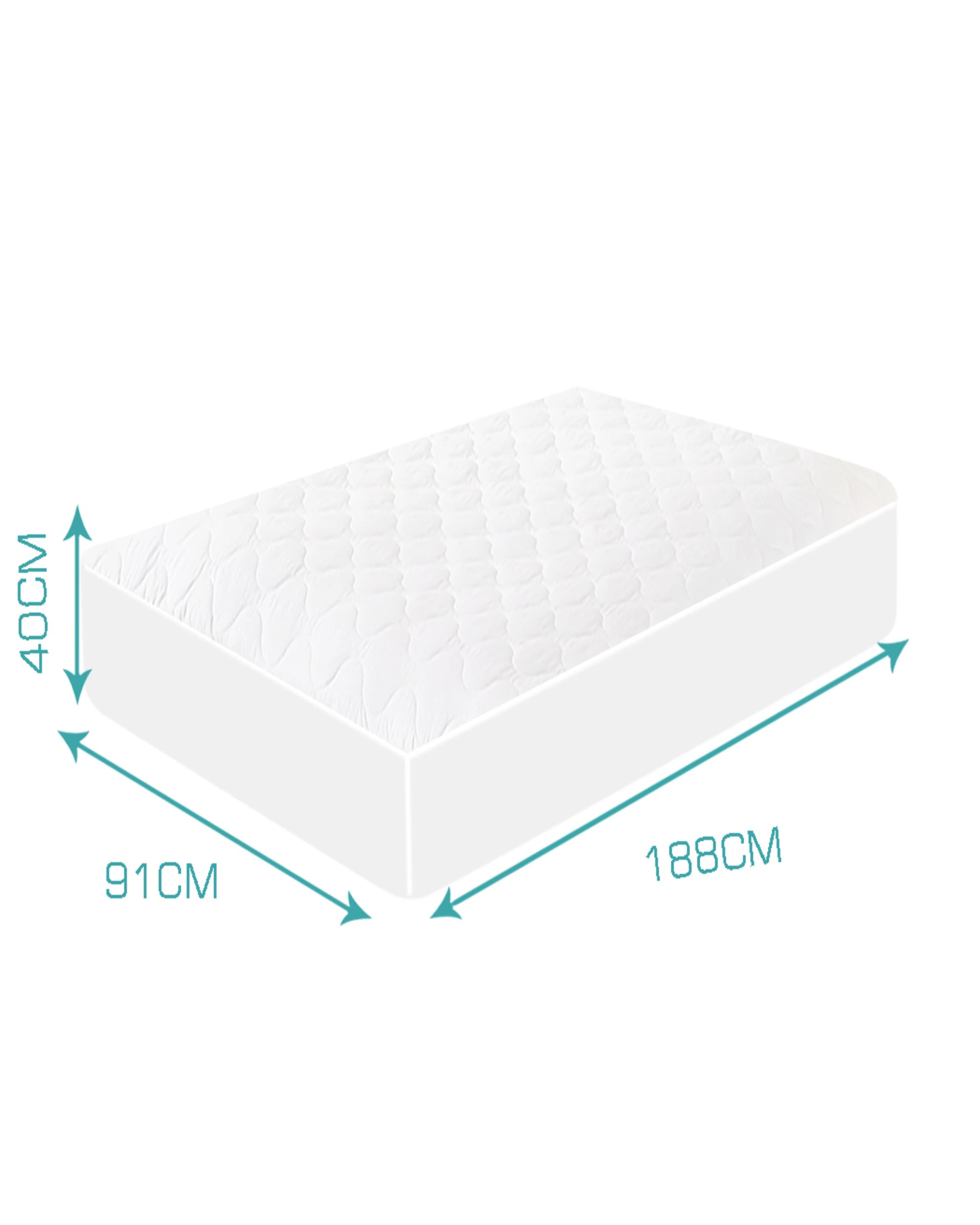 3 Dreamz Mattress Protector Single, 3 of 6