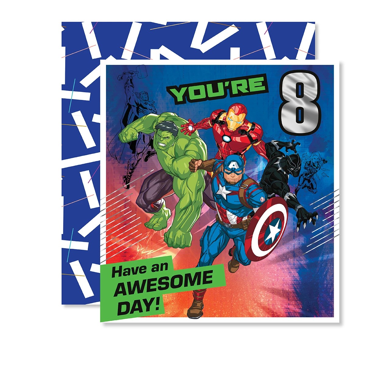 1 Hallmark 8th Birthday Card - Avengers, 1 of 3