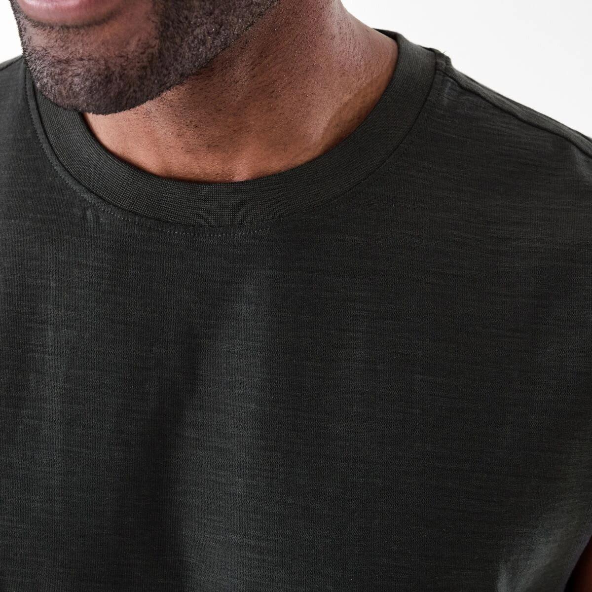 5 Oversized Slub Muscle OYSTER BLACK, 5 of 6