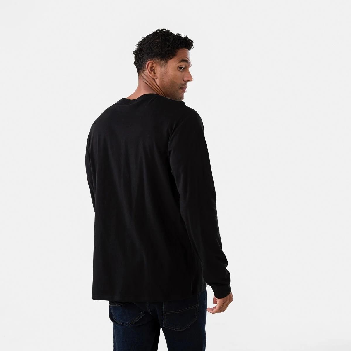 3 Long Sleeve Core T-shirt Black, 3 of 5