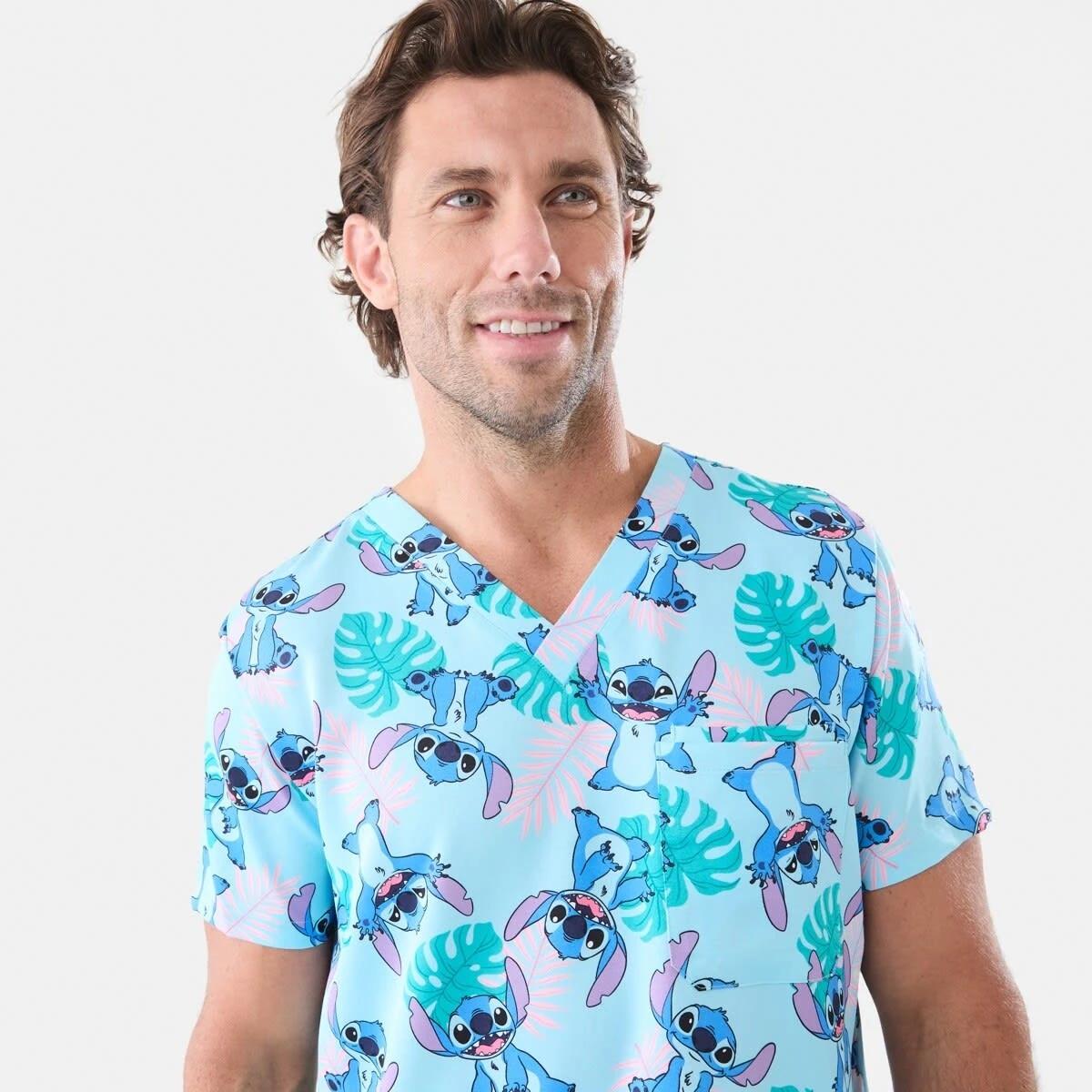 4 Work Short Sleeve Disney Lilo & Stitch License Scrub Top Stitch, 4 of 6