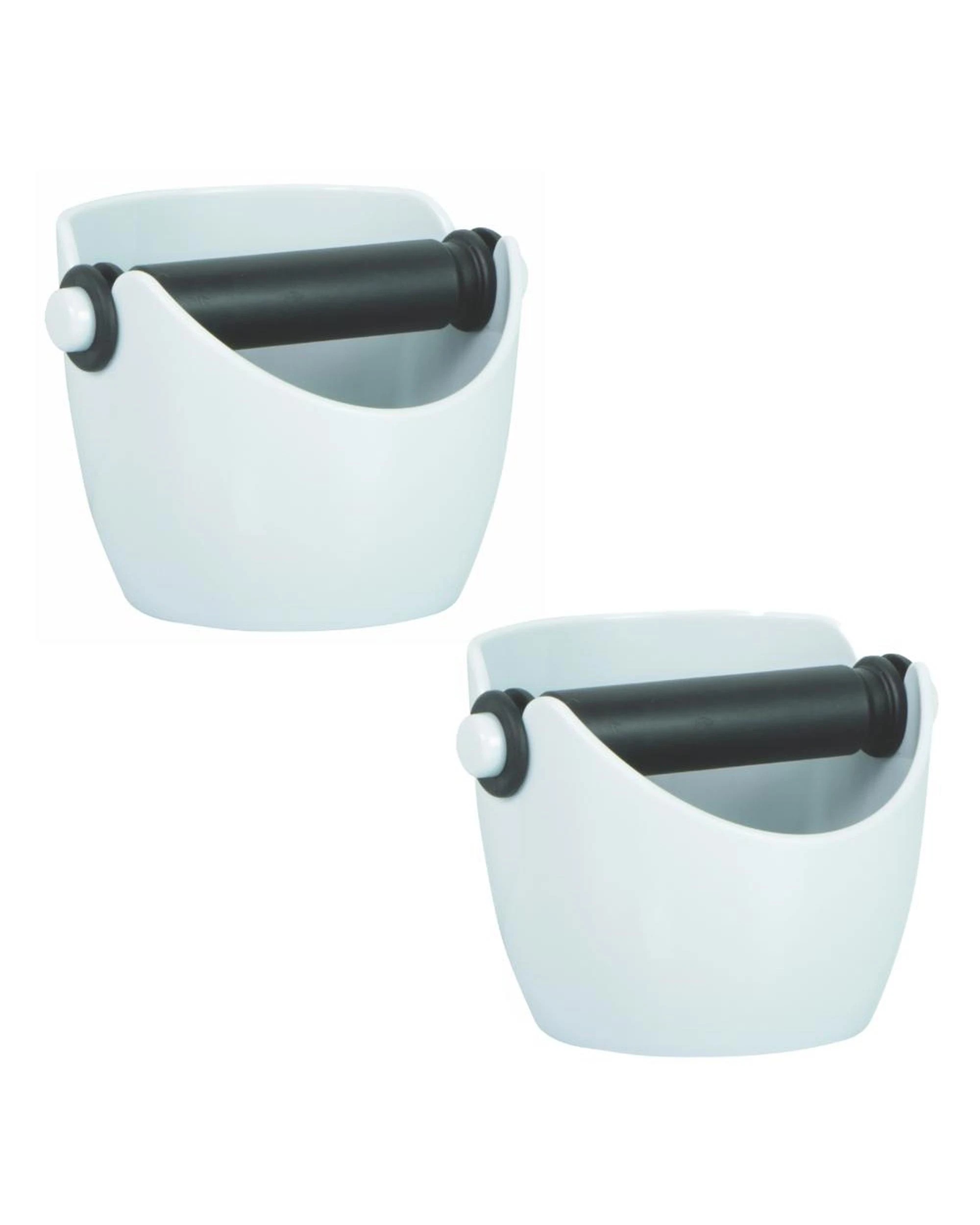 1 Avanti Coffee Knock Box Espresso Grinds Waste Tamper Bin Silver  Set of 2, 1 of 1