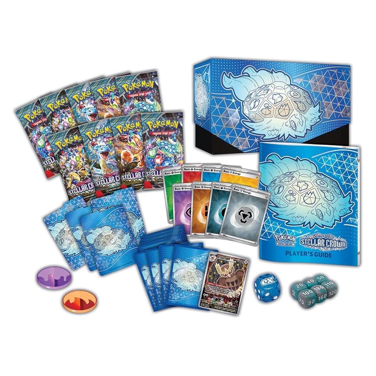 4 Pokemon Trading Card Game: Scarlet & Violet Stellar Crown Elite Trainer Box, 4 of 6