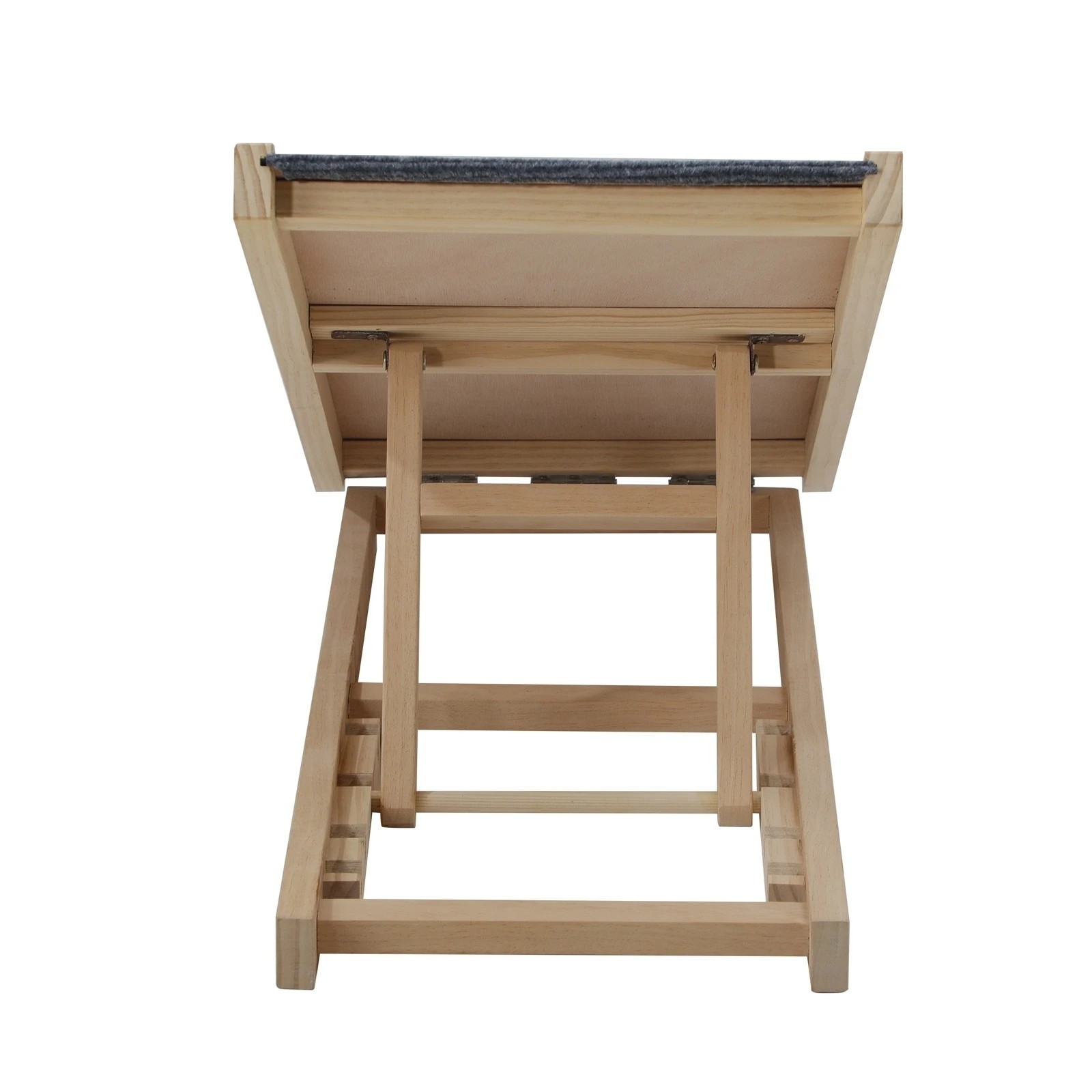 9 Alopet Dog Pet Ramp Adjustable Height Stairs Bed Sofa Car Foldable 100cm - Natural, 9 of 10