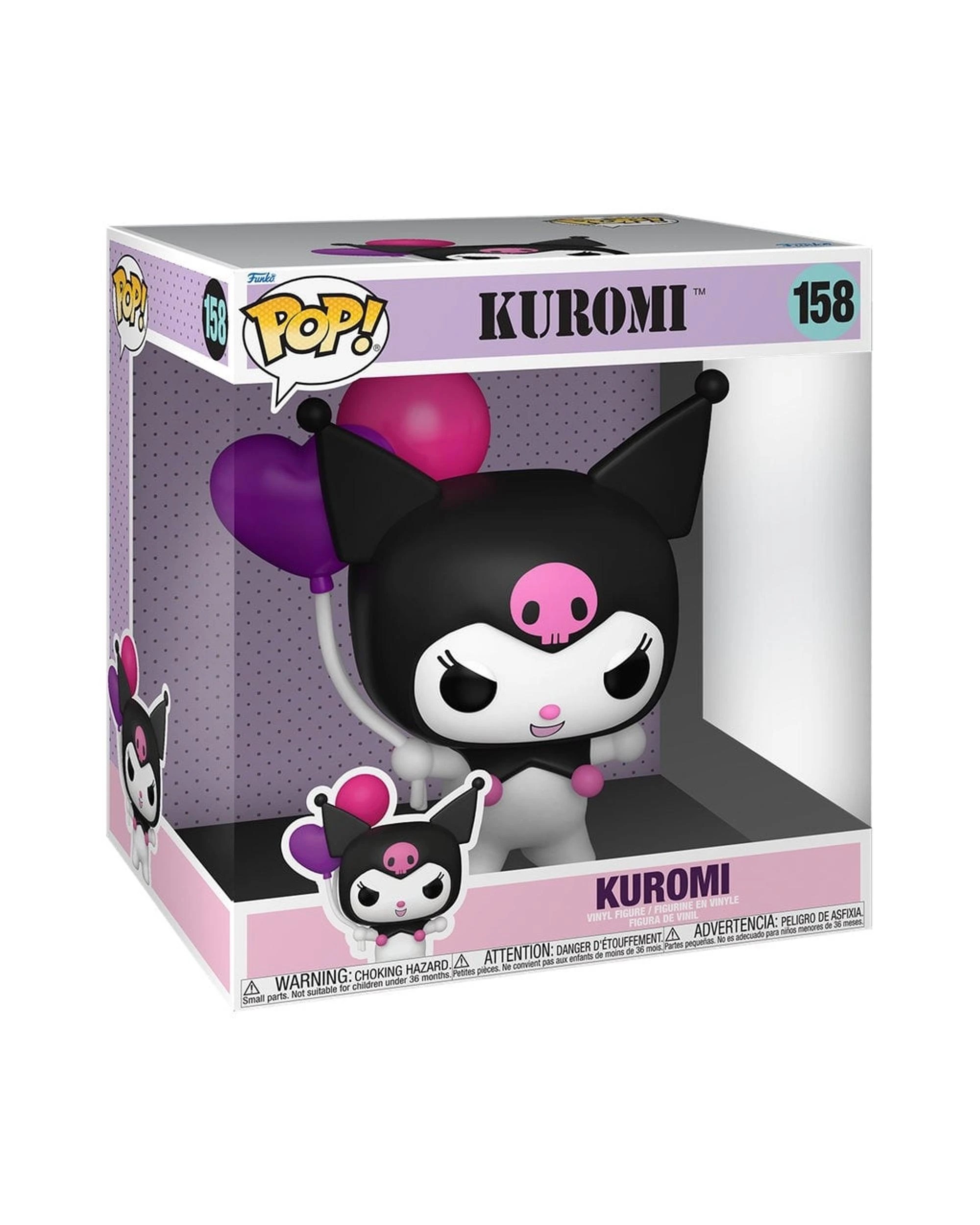 3 Sanrio Hello Kitty Kuromi Jumbo 10 inch Funko POP! Vinyl, 3 of 3