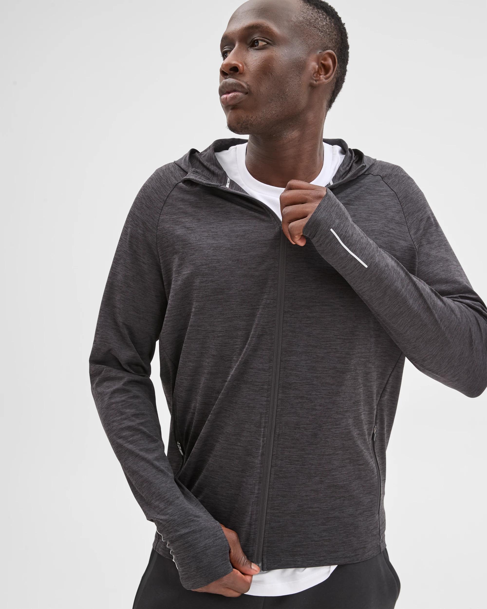 5 Target Active Active Panelled Zip Through Hoodie BLACK, 5 of 7