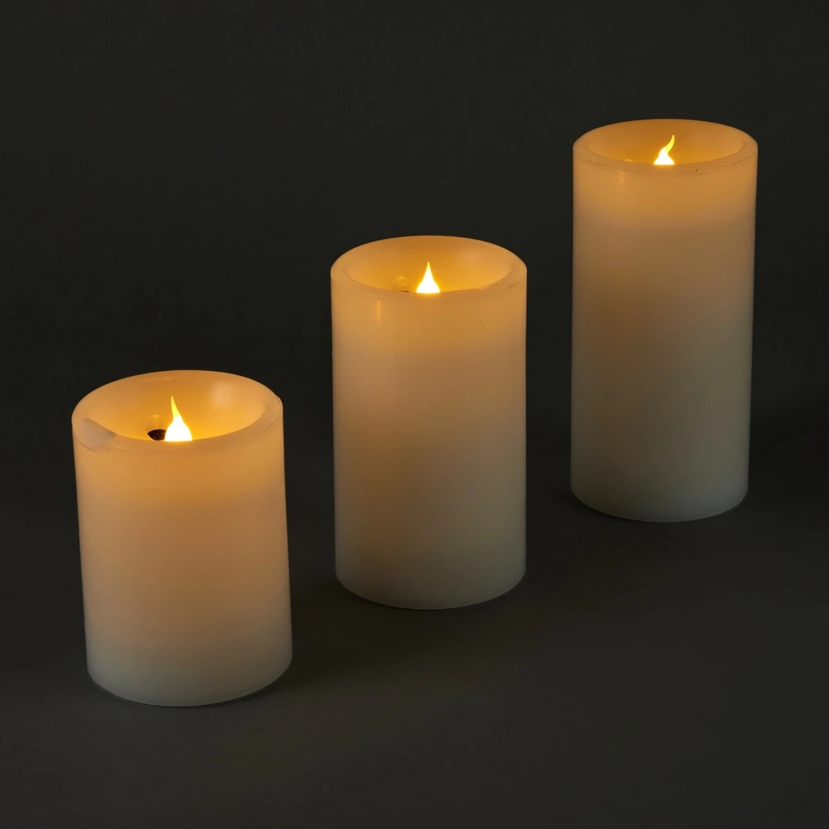 8 3 Piece LED Blowout Candles, 8 of 9