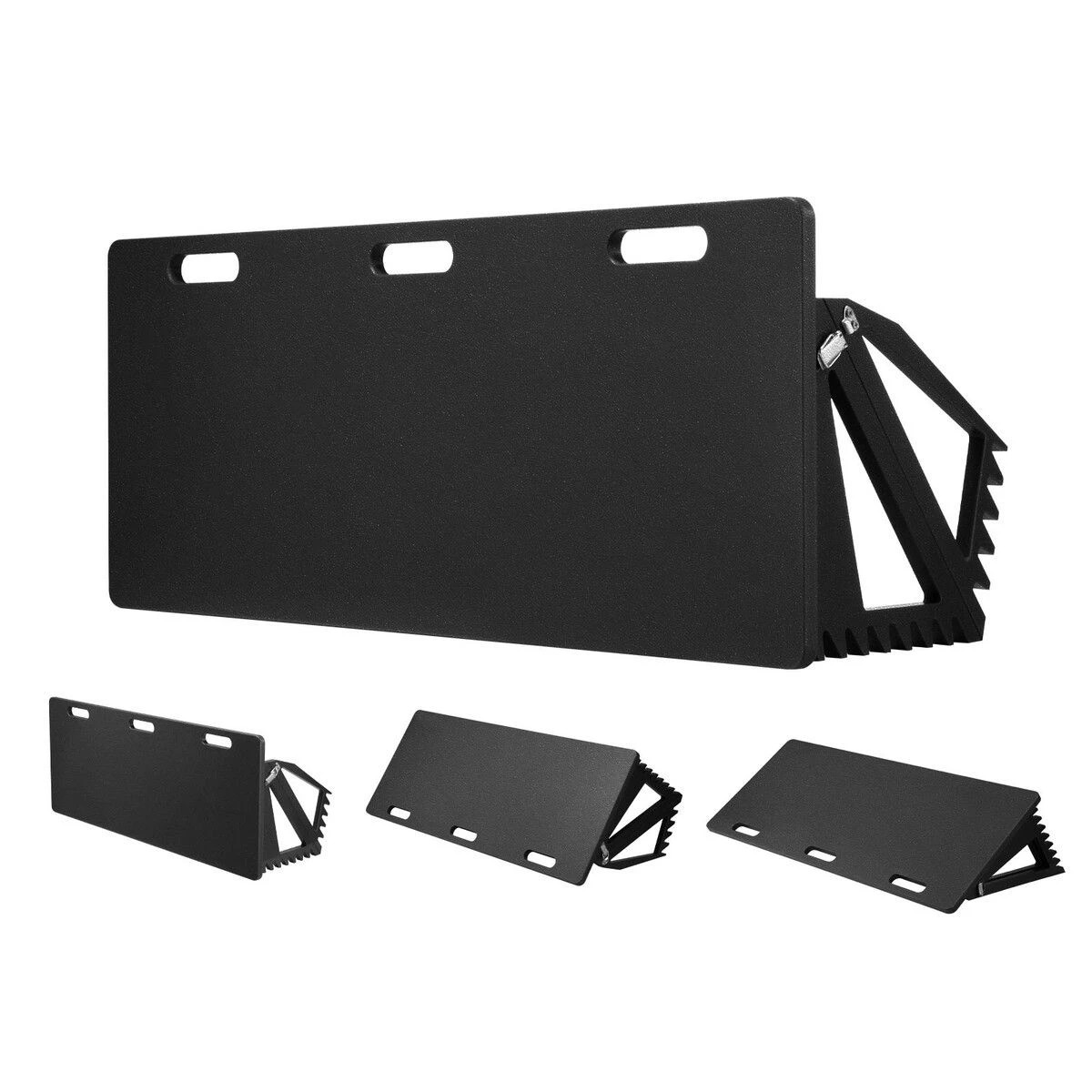6 AUSWAY Soccer Rebounder Board 100x42cm Football Rebound Wall with 3 Adjustable Angles for Passing Shooting, 6 of 7