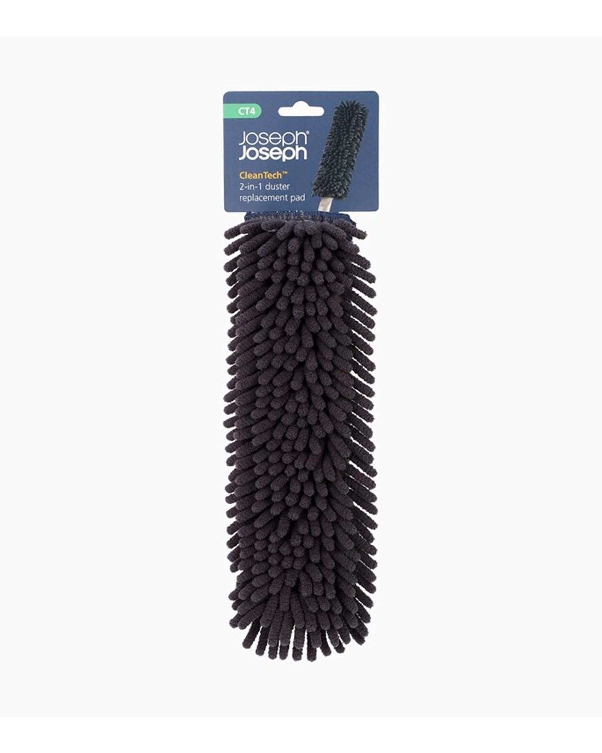 1 Joseph Joseph CleanTech 2-in-1 Microfibre Duster Replacement Pad - Blue, 1 of 7