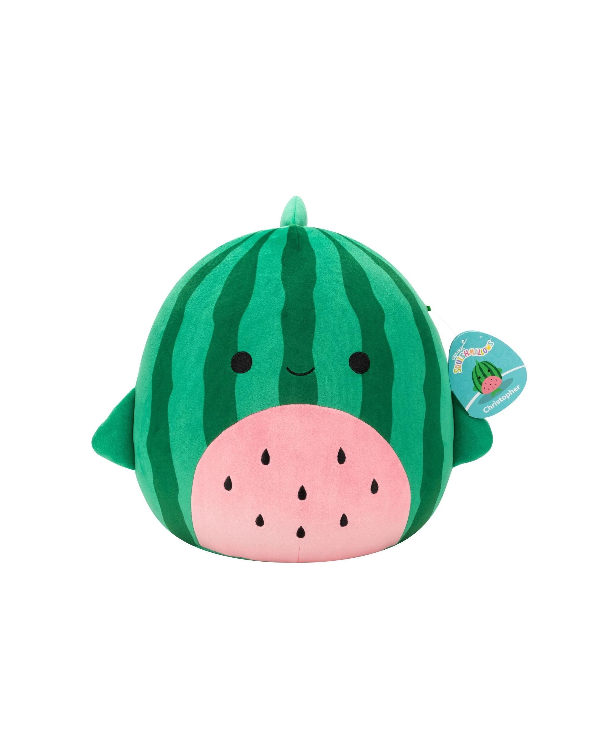 1 Squishmallows Christopher the Watermelon Whale 12 inch Plush, 1 of 5