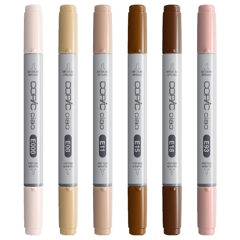 3 Copic Ciao Markers Portrait 6 Pack, 3 of 4