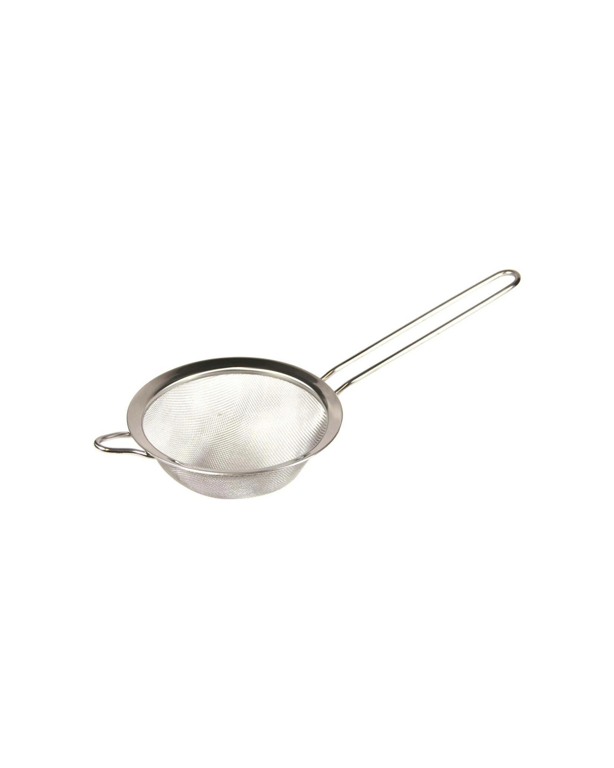 1 Avanti 18cm Stainless Steel Fine Mesh Strainer Sifter Kitchen Utensil With Loops - Silver, 1 of 1