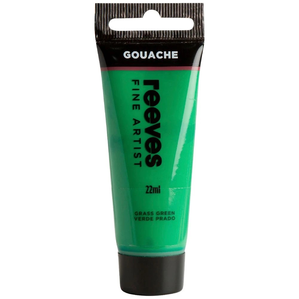 1 Reeves Gouache Paint 22mL Grass Green, 1 of 1