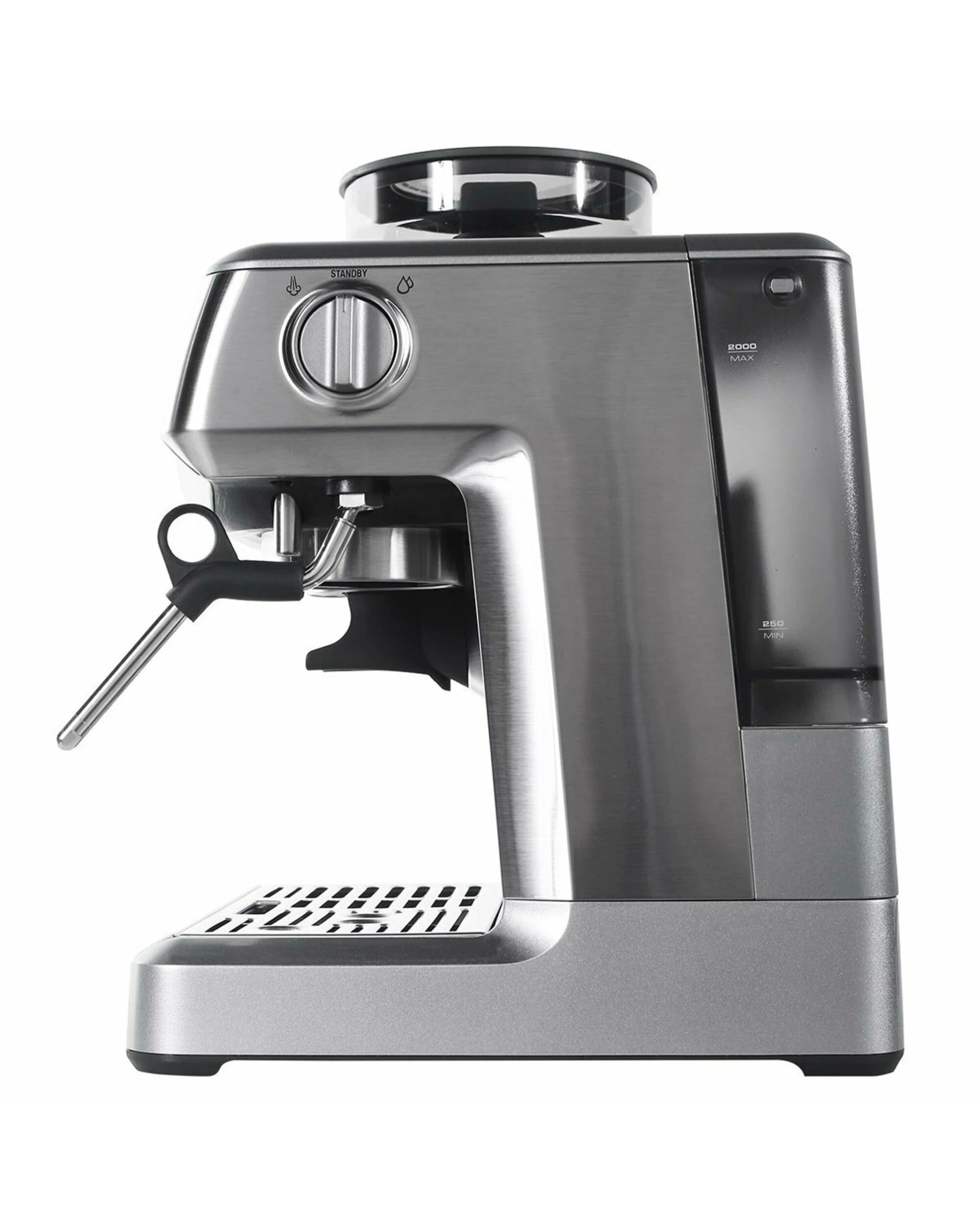 2 Breville the Barista Express Manual Coffee Machine - Brushed Stainless Steel - STAINLESS STEEL, 2 of 5