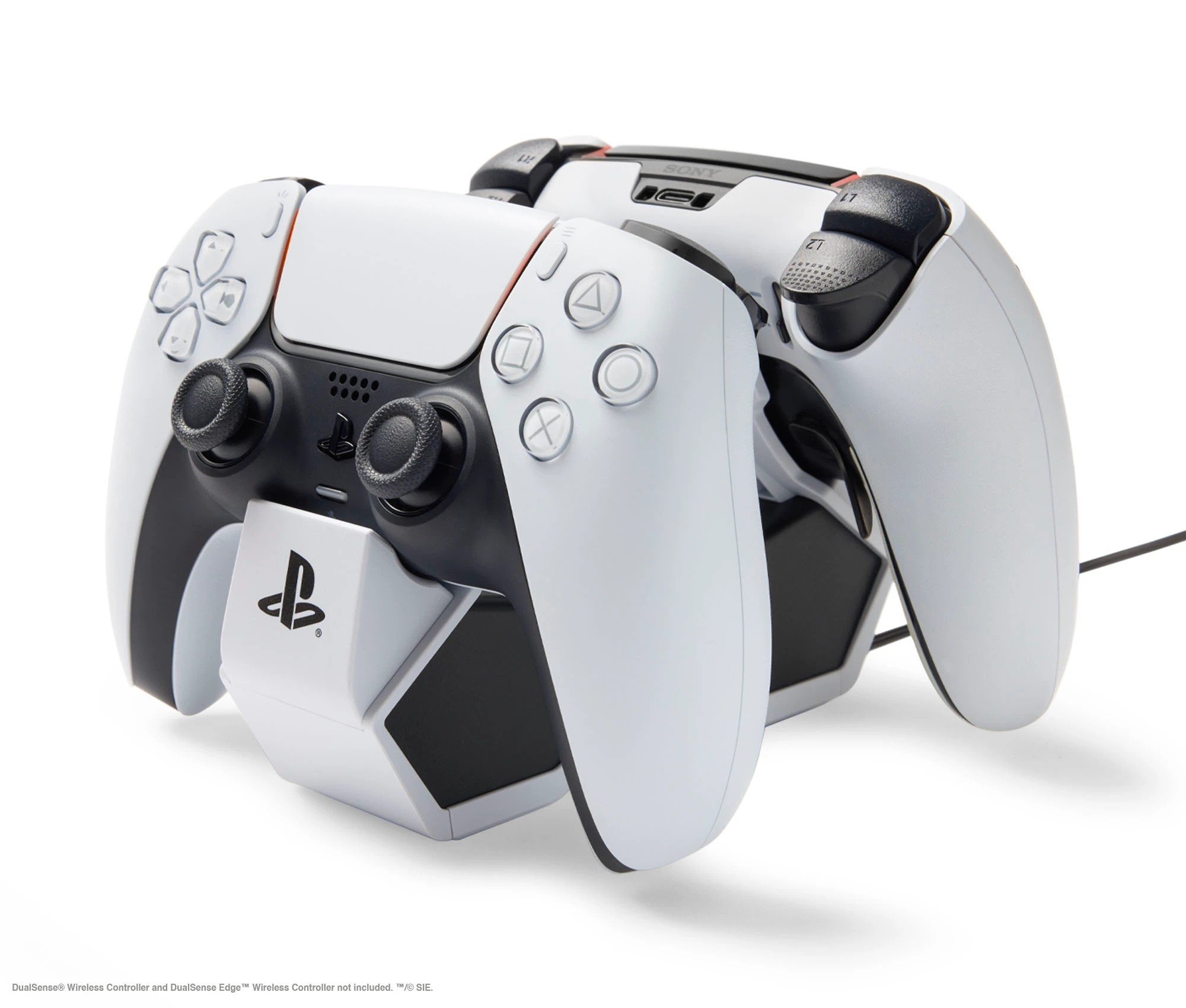 6 PowerA Twin Charging Station for PlayStation 5 DualSense Wireless Controllers - White, 6 of 10