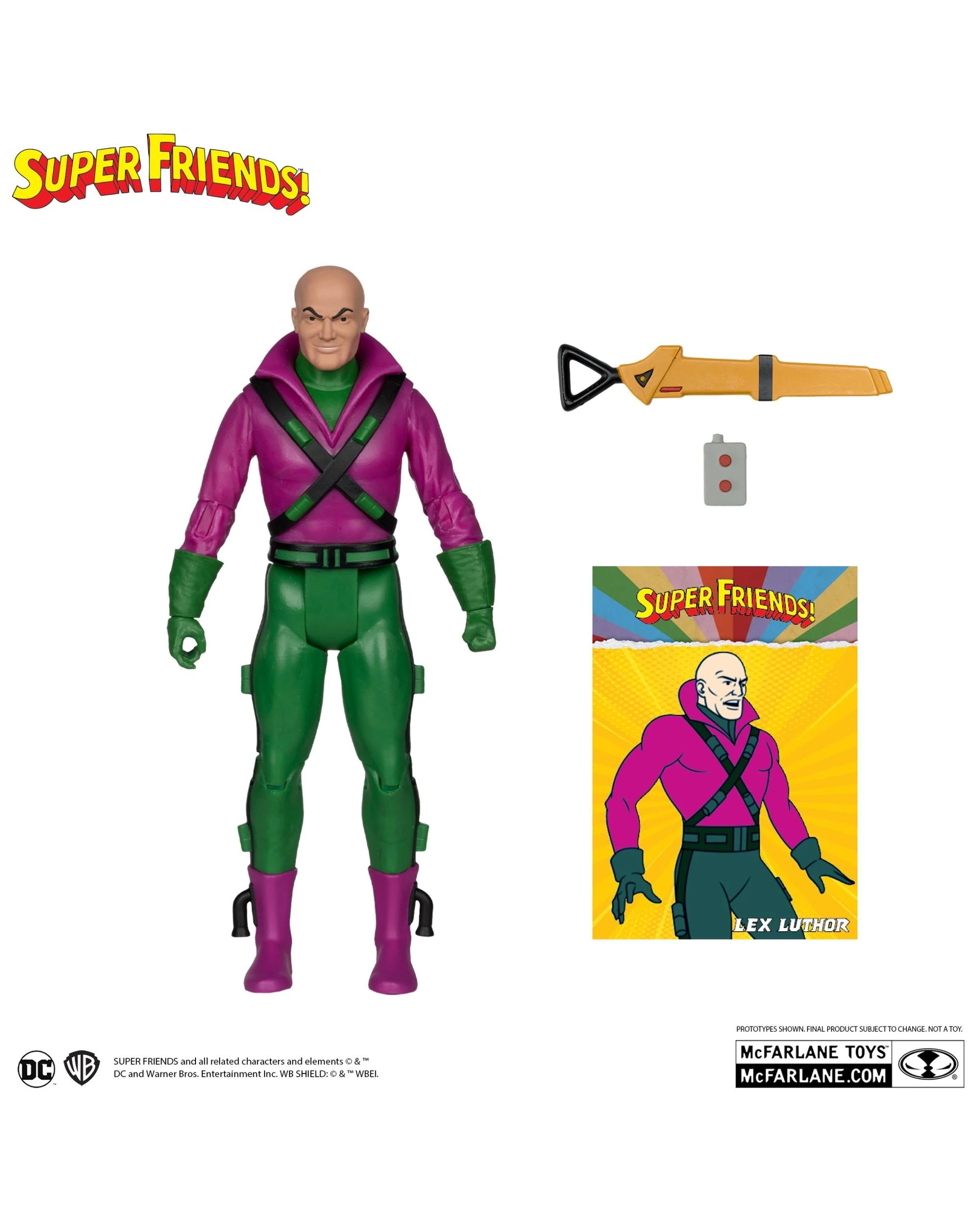 2 DC Comics Retro Super Friends Lex Luthor 6 inch Action Figure, 2 of 8