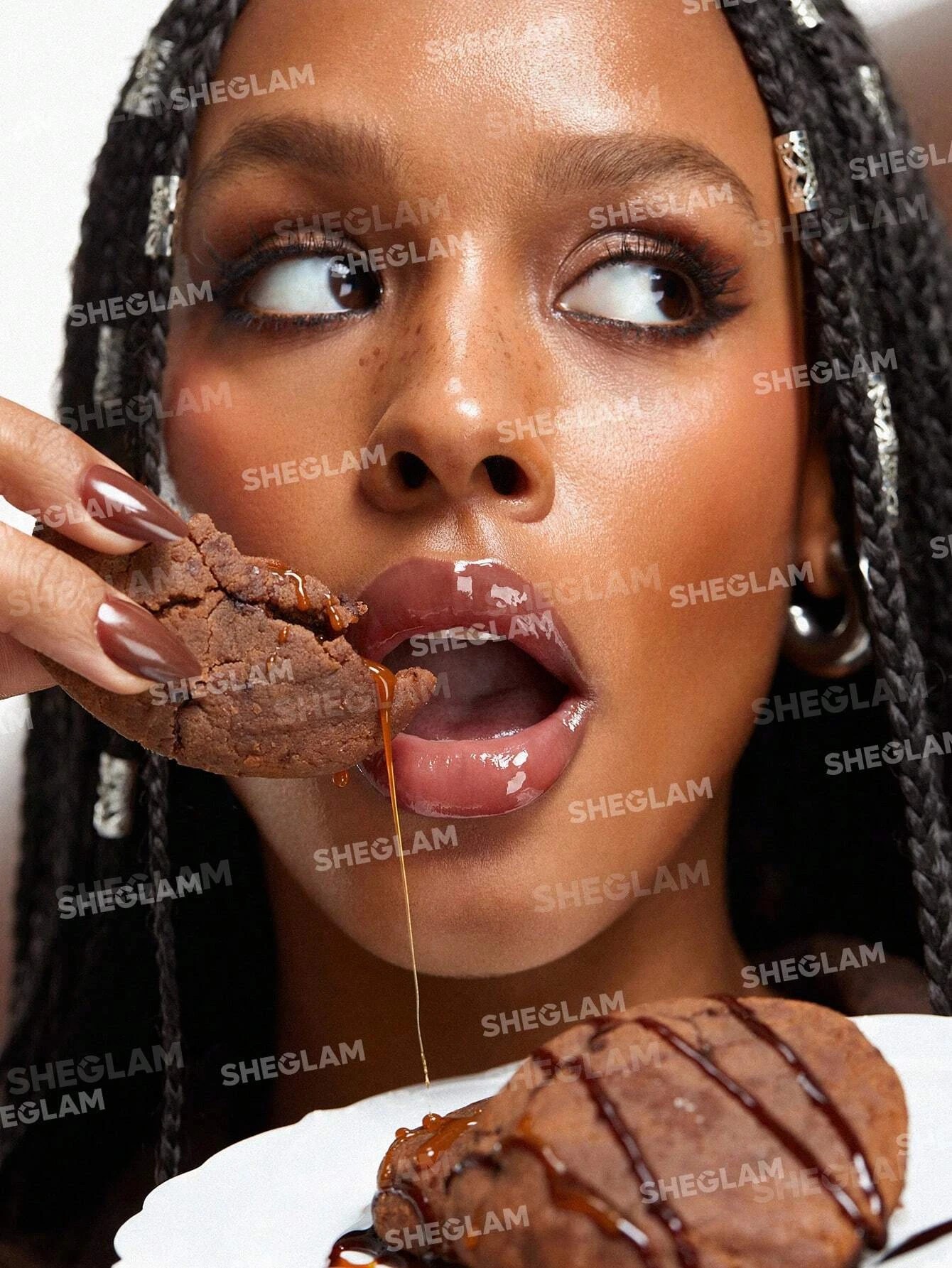 5 SHEGLAM Crystal Glaze Moisturizing Lip Care - Cocoa Cookie, 5 of 5