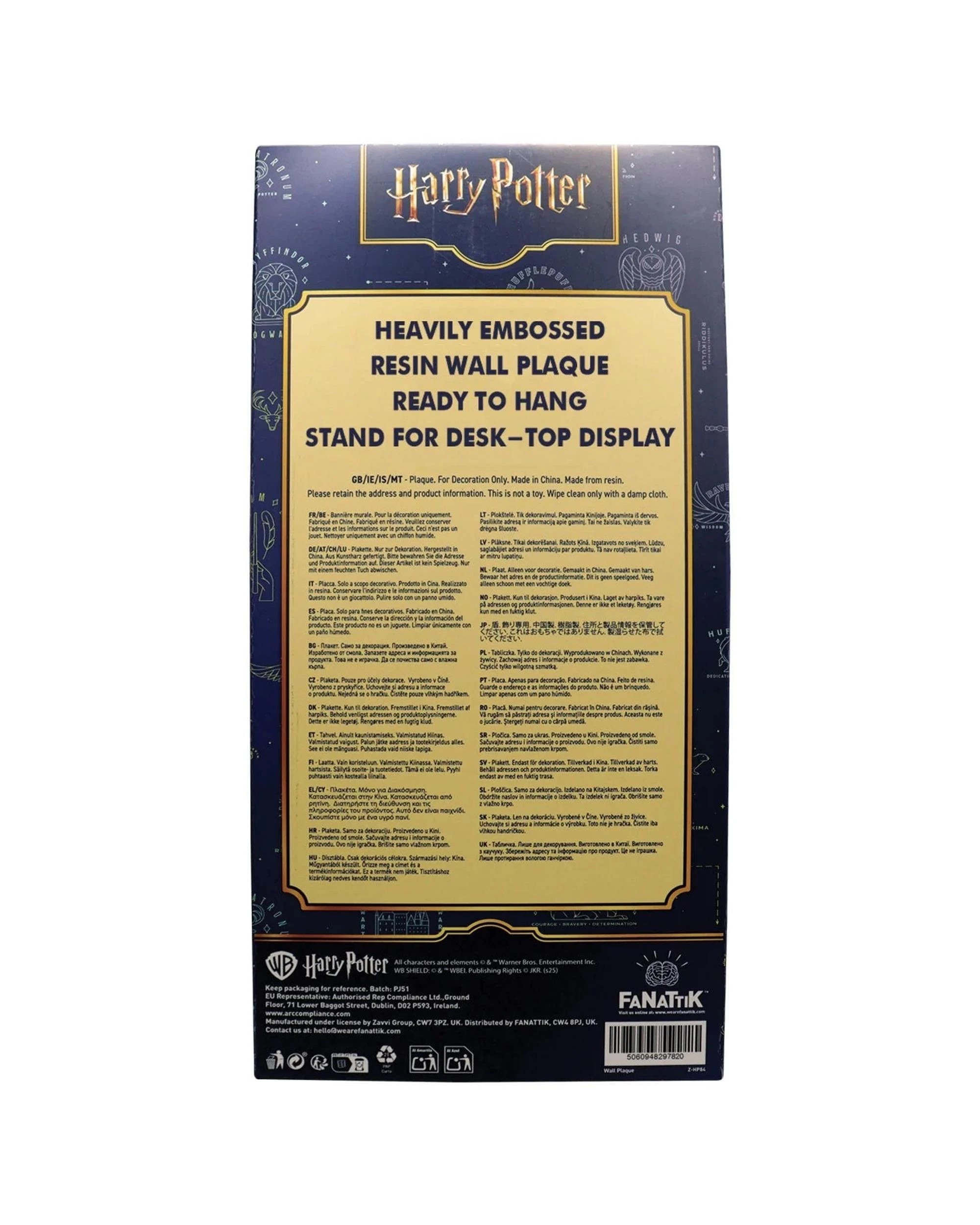 6 Fanattik Harry Potter Mermaid Stained Glass Window Resin Plaque, 6 of 10