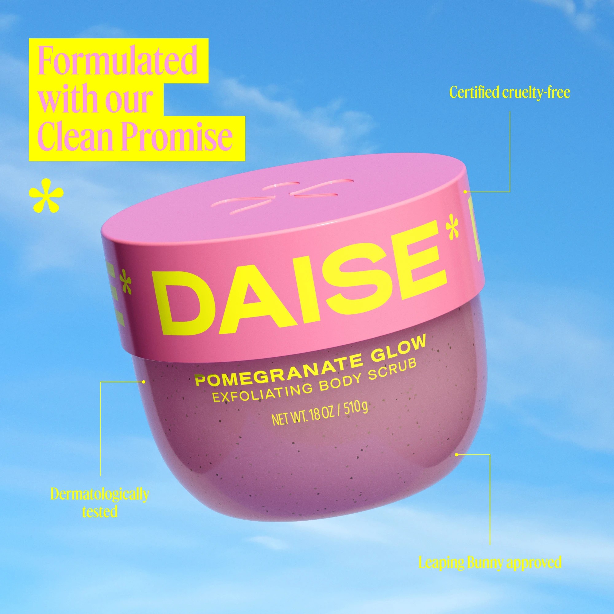6 DAISE Exfoliating Body Scrub 510g - Pomegranate Glow, 6 of 9