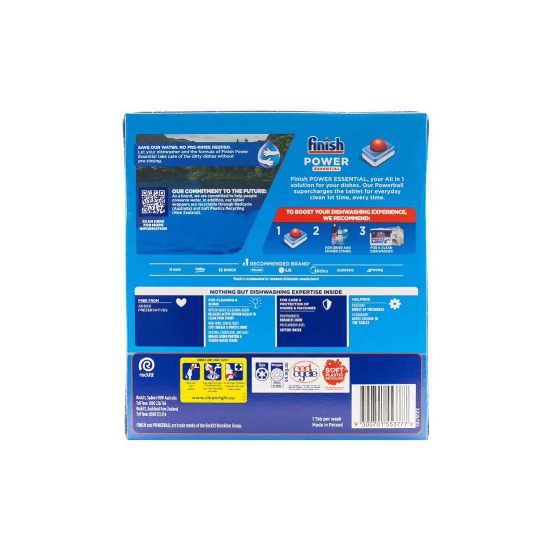 3 Finish 42pc Finish Powerball Dishwashing Tablets Lemon Sparkle No Pre-Rinse, 3 of 4