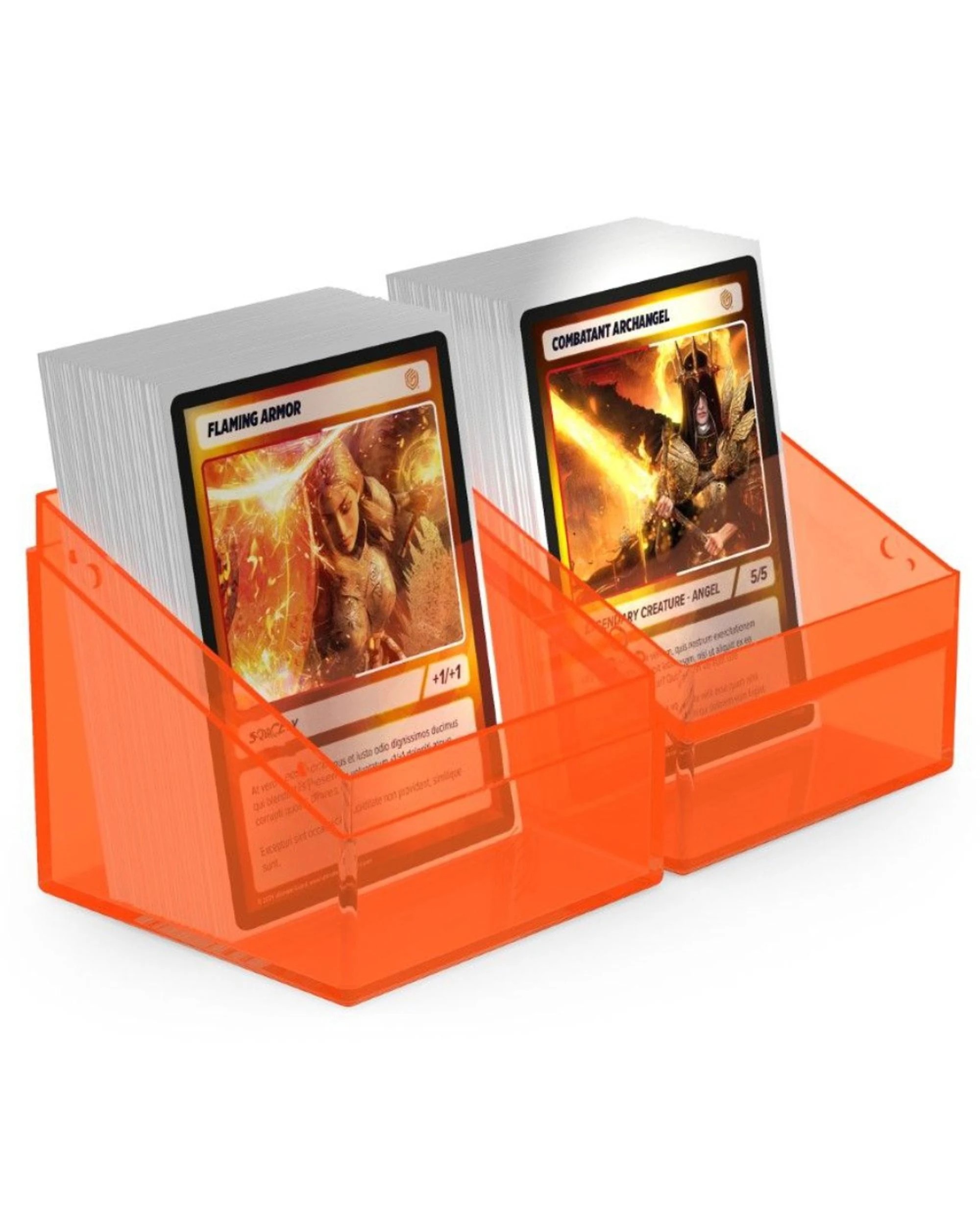 3 Ultimate Guard Boulder 100+ Clear Deck Case - Poppy Topaz - Multi, 3 of 3