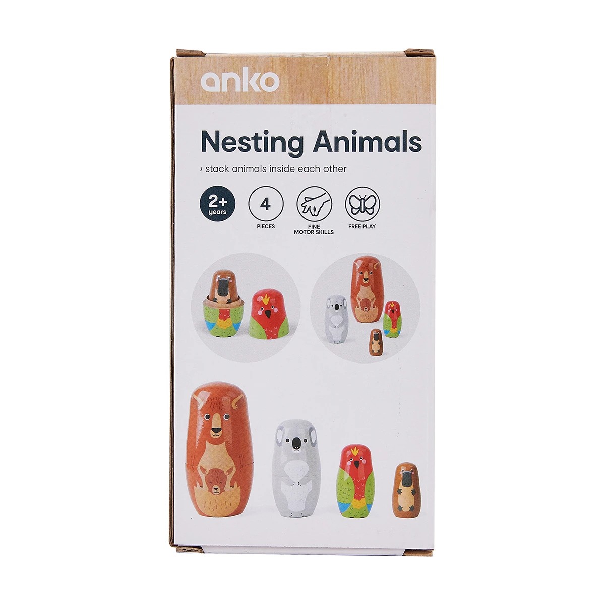 10 4 Piece Nesting Animals, 10 of 10