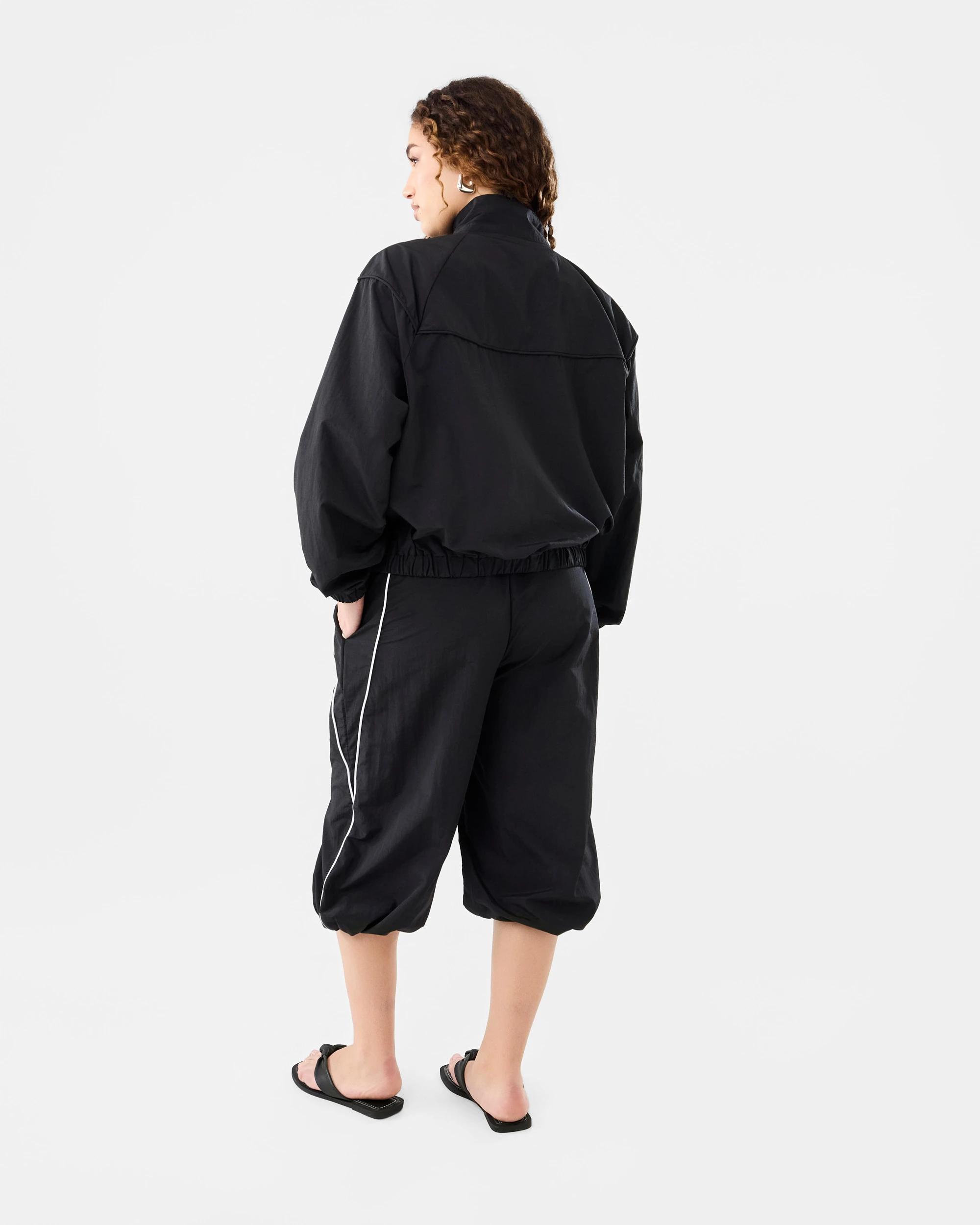 4 Sporty Zip Up Jacket Black, 4 of 9