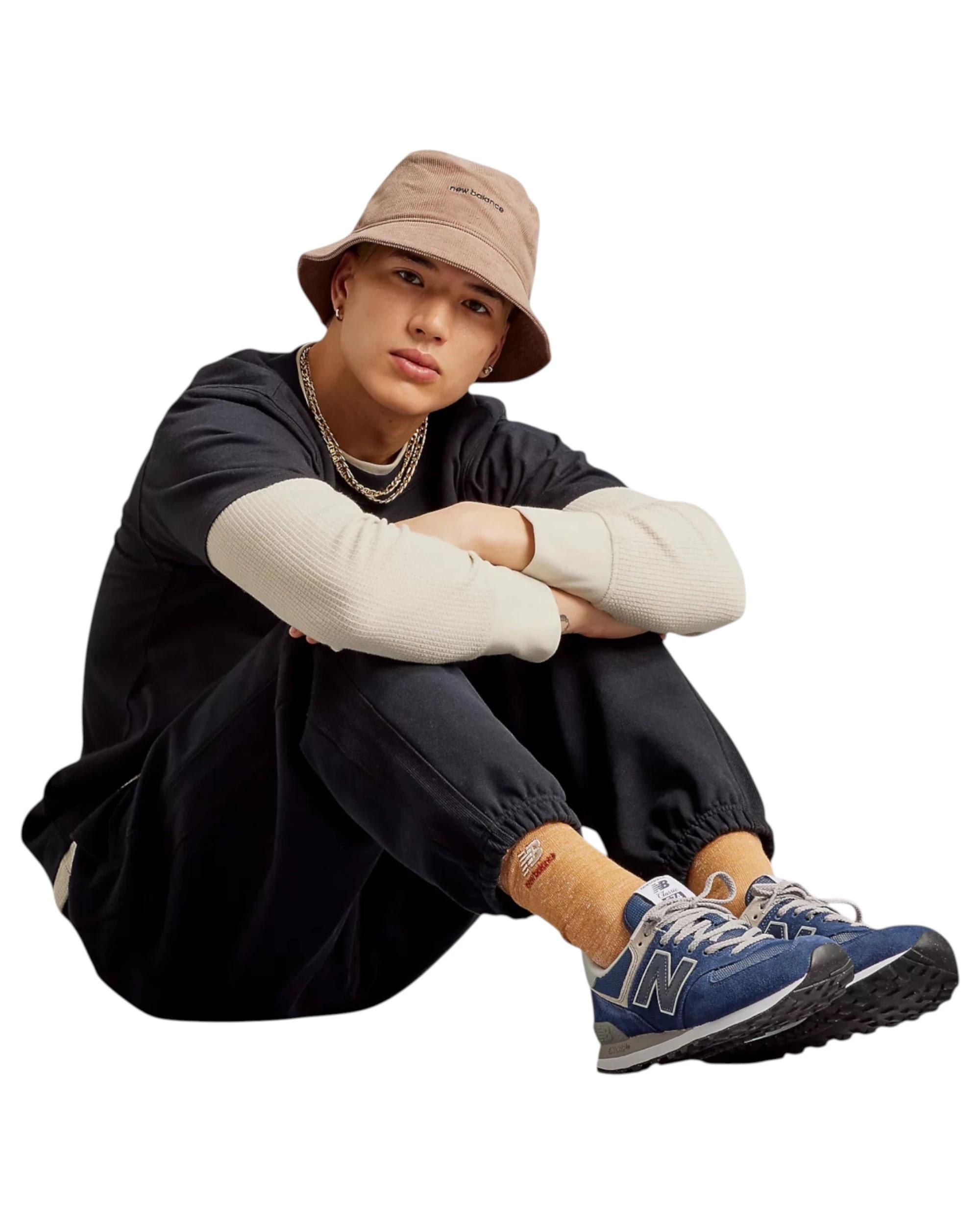 5 New Balance Mens 574 Navy Multi Athletic Shoes NAVY MULTI, 5 of 7