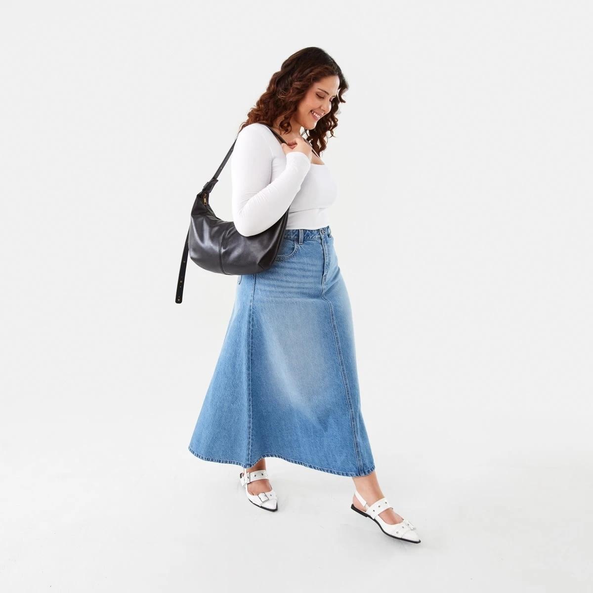 4 Crescent Crossbody Bag BLACK, 4 of 7