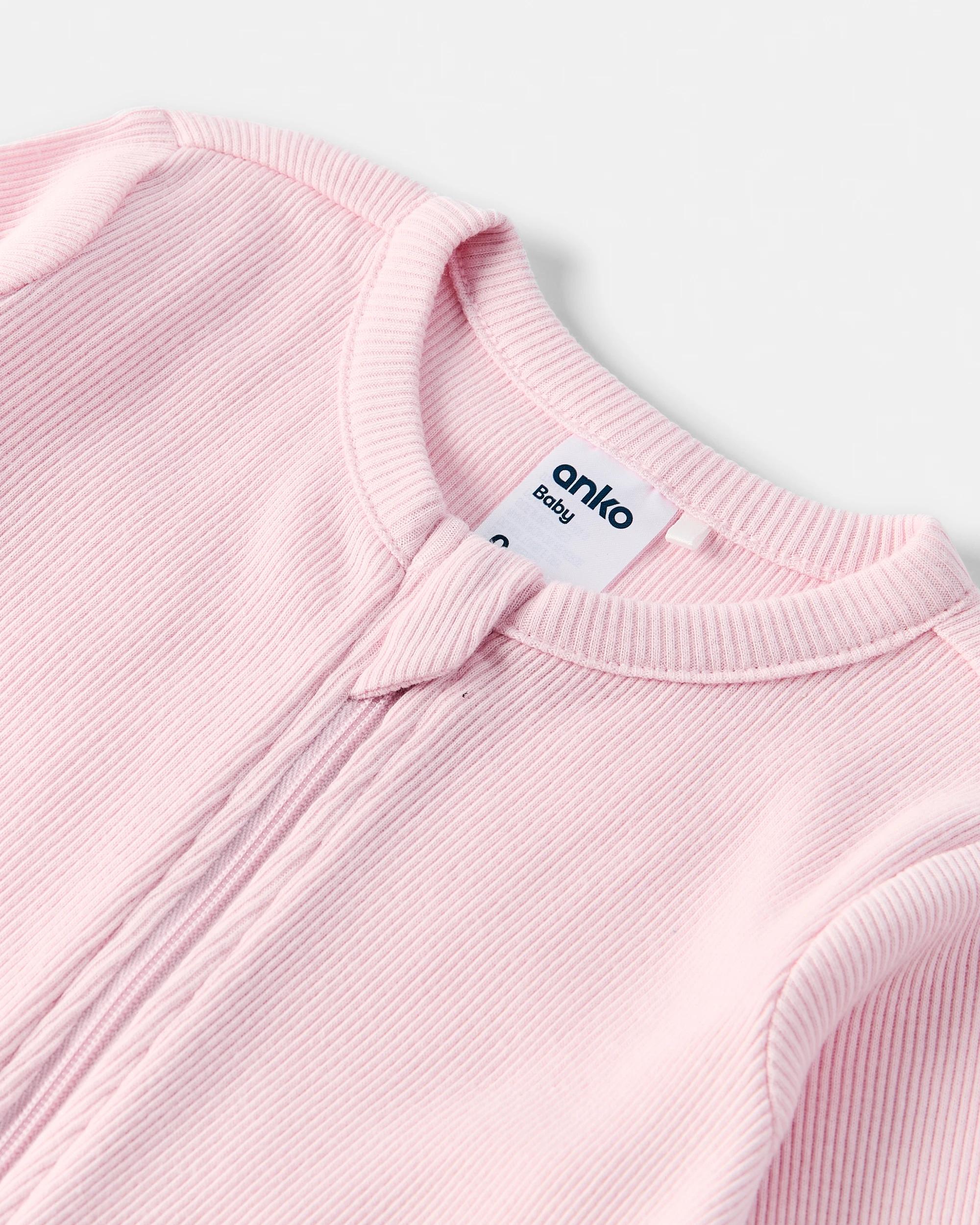 7 3 Pack Australian Cotton Coveralls Pnk Bows, 7 of 8