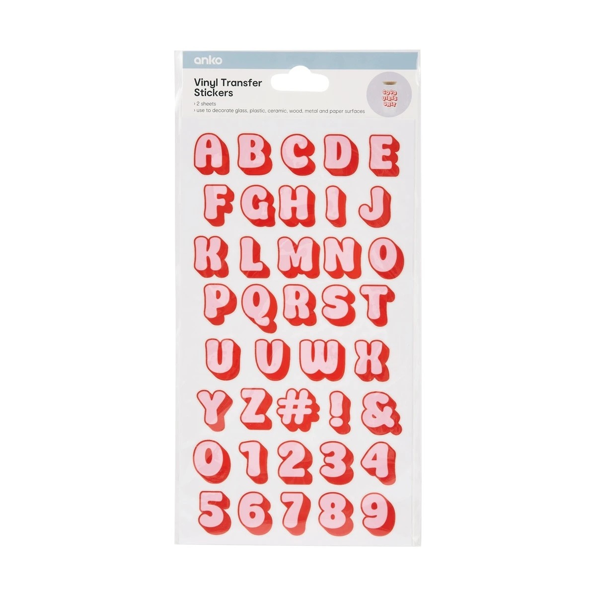 1 Vinyl Transfer Stickers - Alphabet, 1 of 3