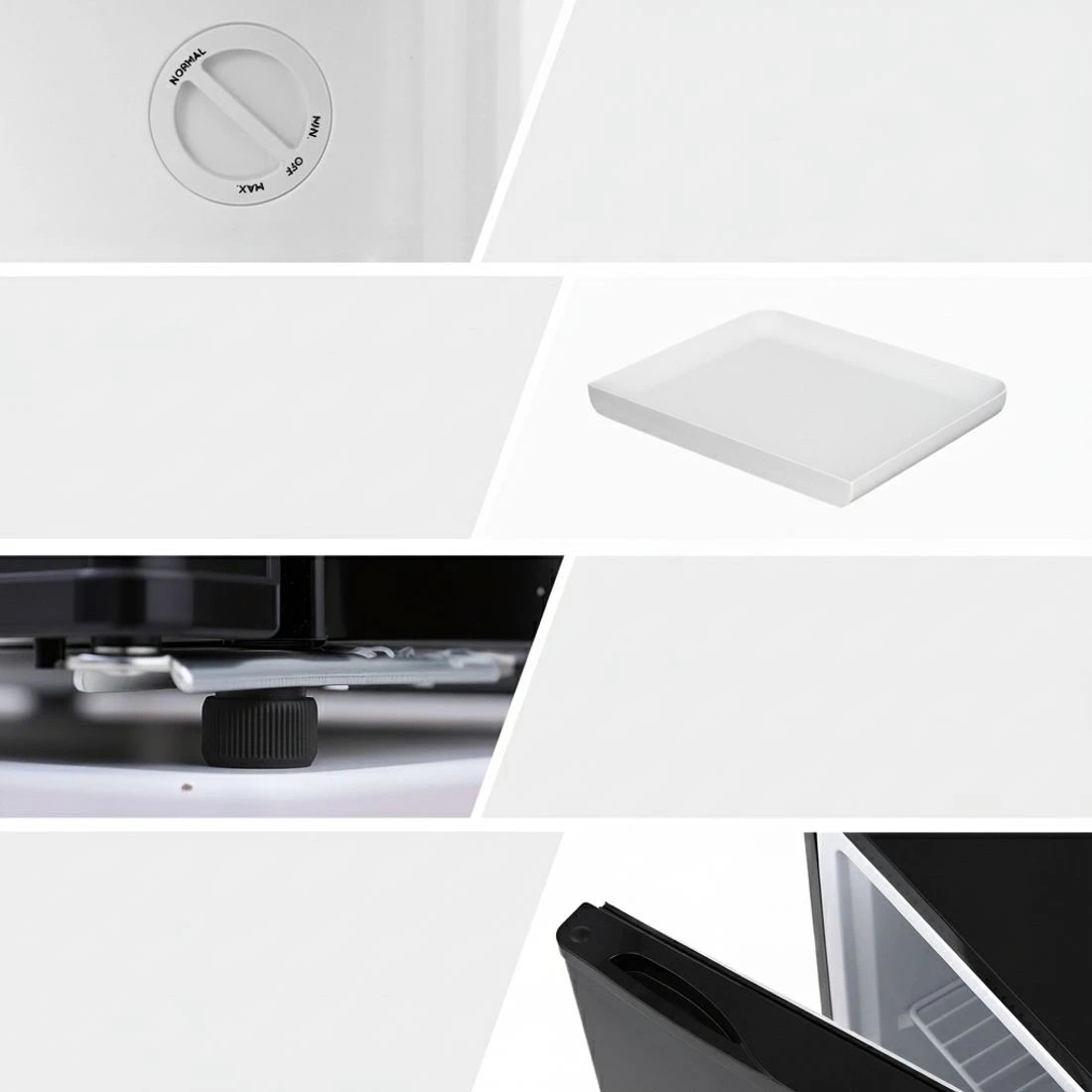 6 Devanti 31L Small Upright Freezer Vertical Freezer - Black, 6 of 7