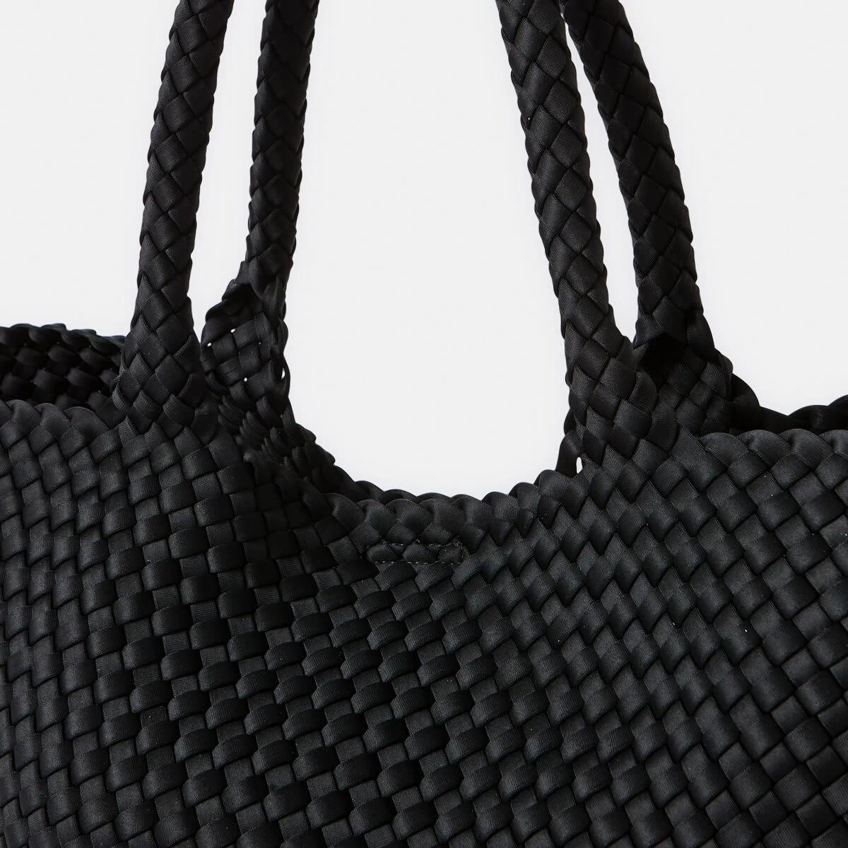 3 Weave Tote Bag BLACK, 3 of 5