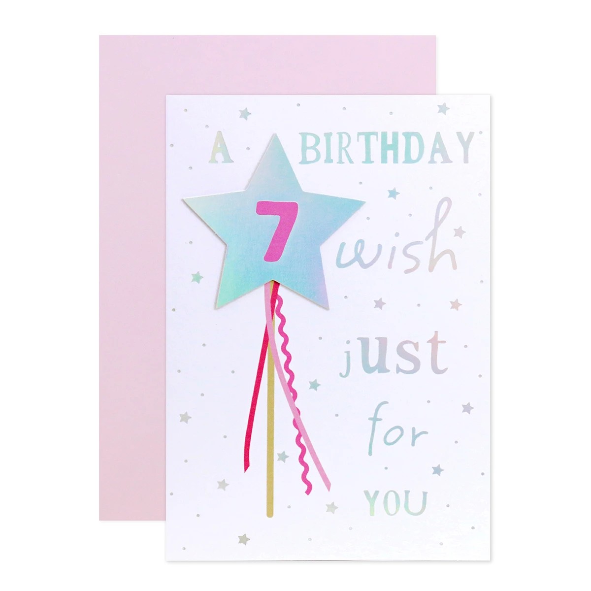1 Connections from Hallmark 7th Birthday Card - A Birthday Wish Just for You, 1 of 3