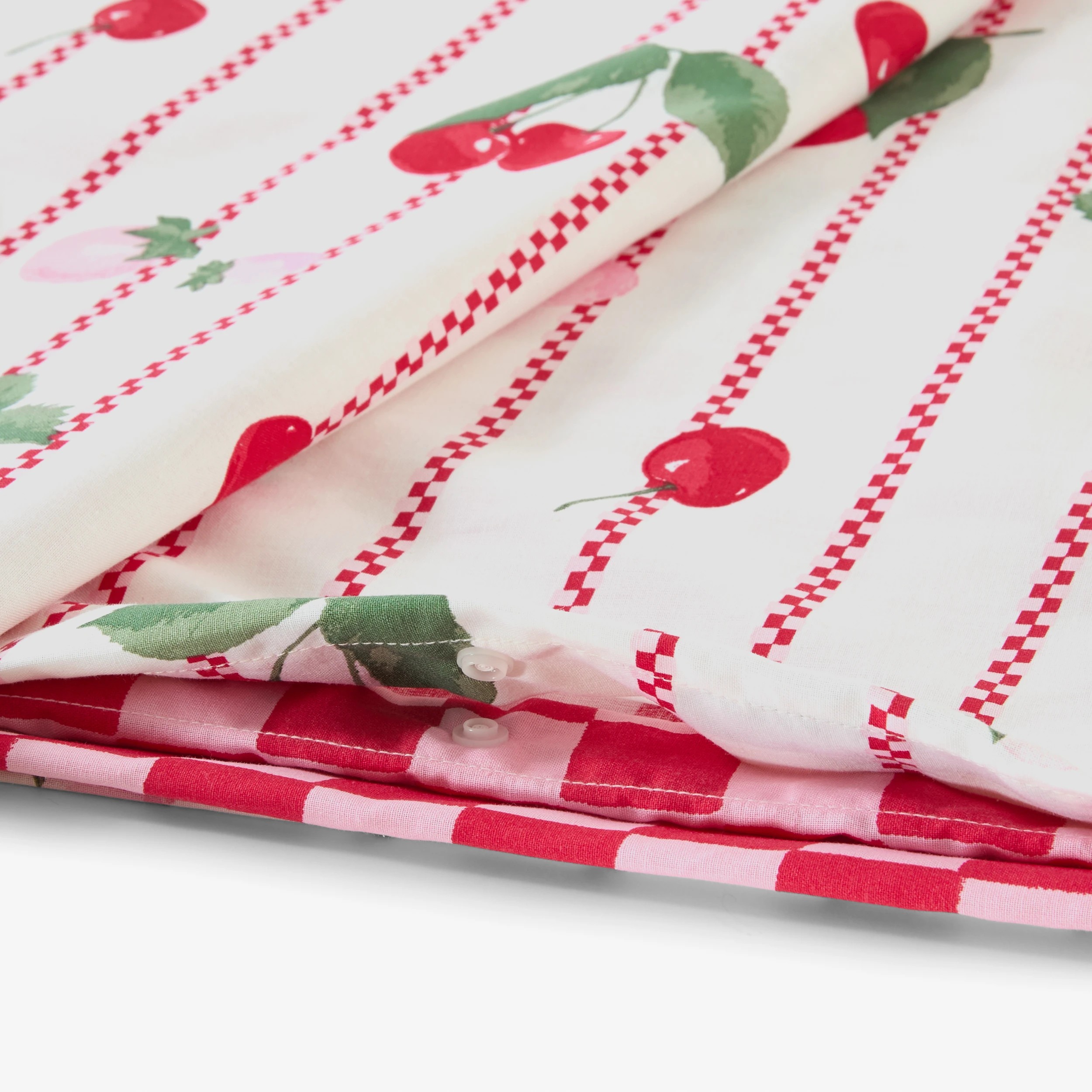 5 Berries Cotton Rich Reversible Quilt Cover Set - Double Bed, 5 of 8