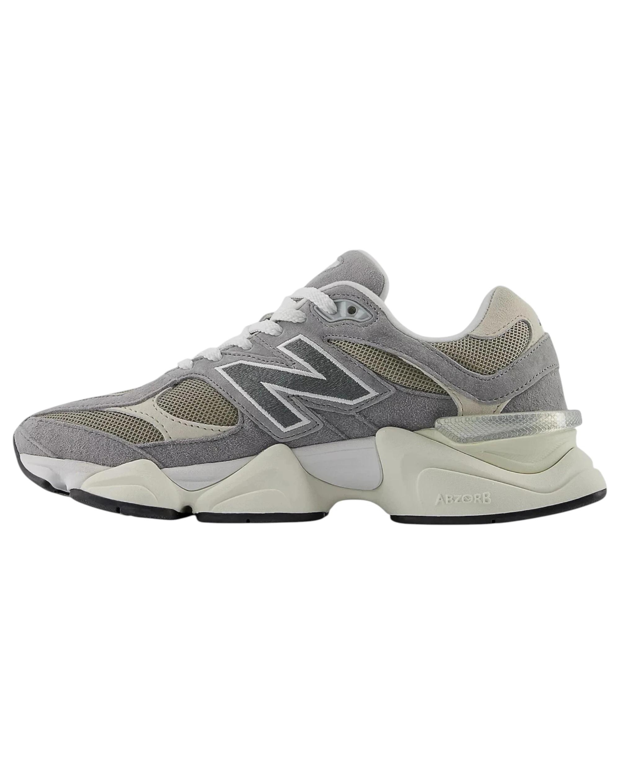 5 New Balance Mens 9060 Grey Multi Athletic Shoes GREY MULTI, 5 of 6