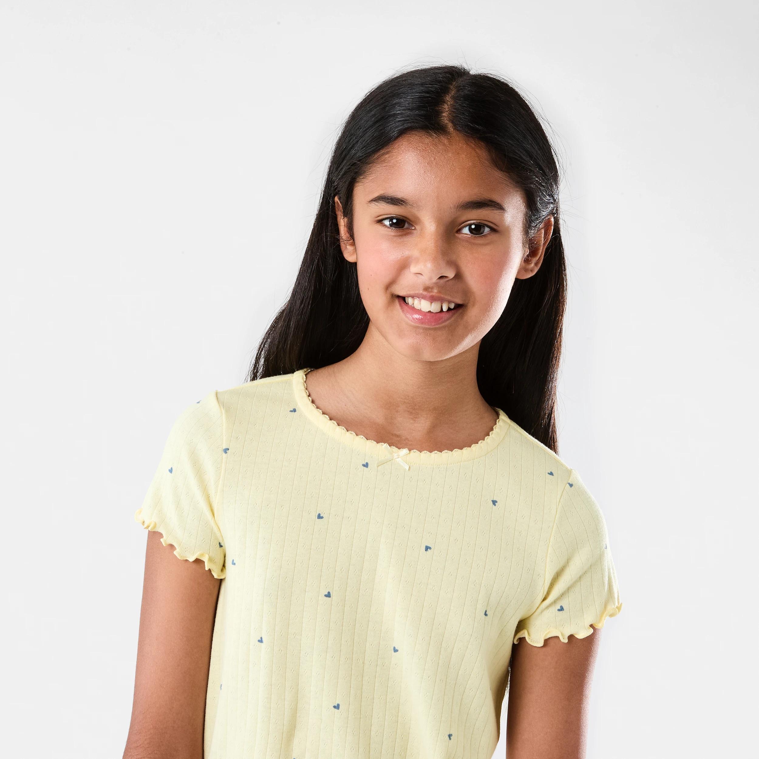 3 Pointelle Pyjama Set YELLOW HEARTS, 3 of 8