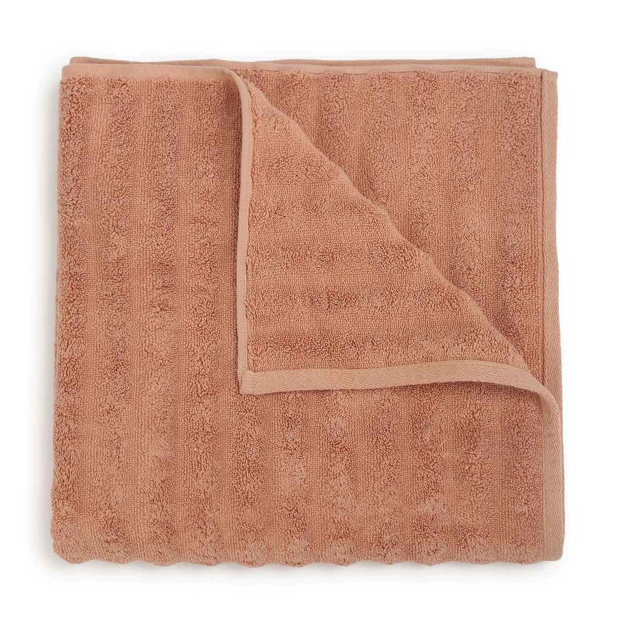 1 Thick Ribbed Australian Cotton Bath Sheet - Sunset, 1 of 5