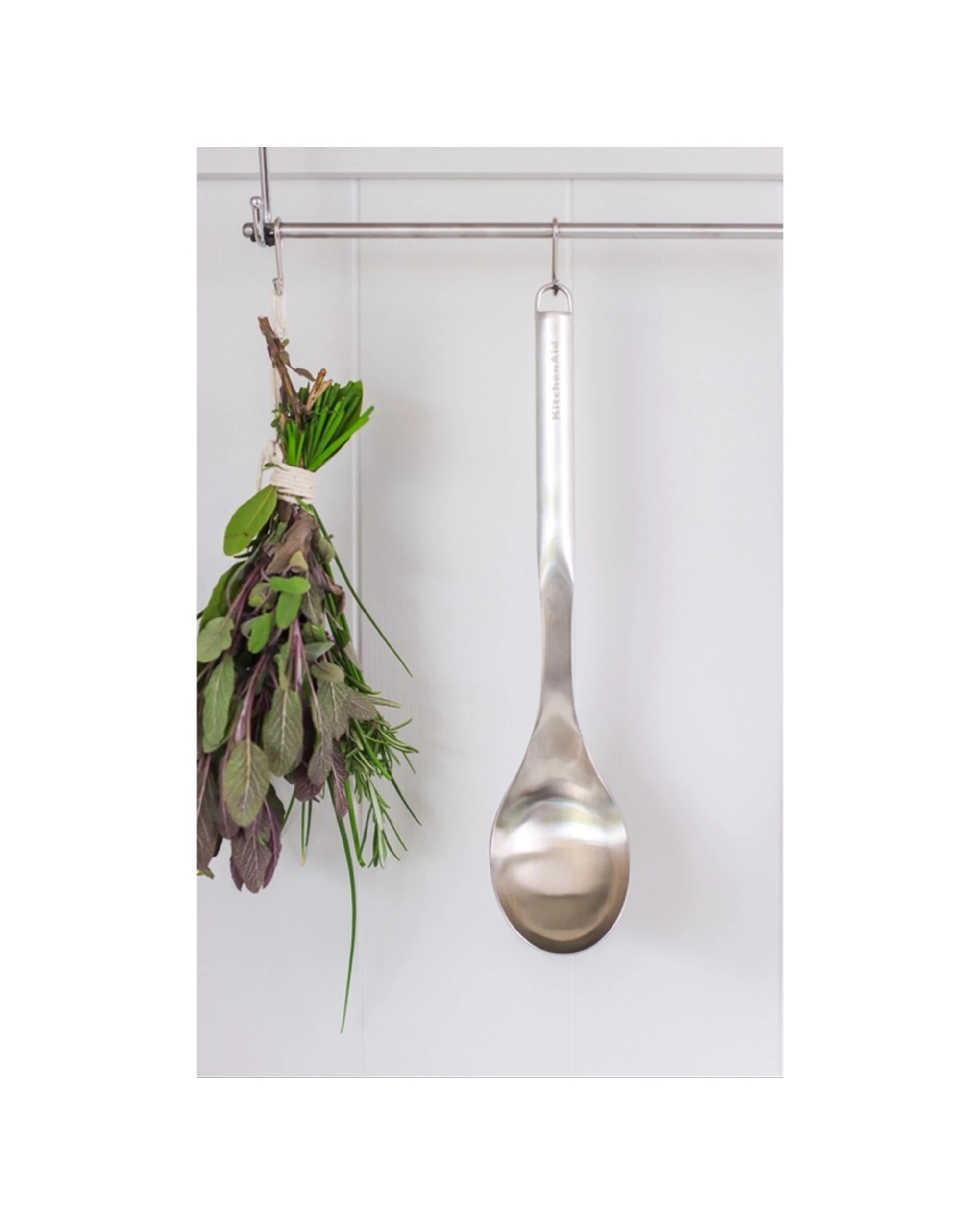 4 KitchenAid Premium Basting Spoon Stainless Steel Ergonomic Handle Dishwasher Safe - Silver, 4 of 4