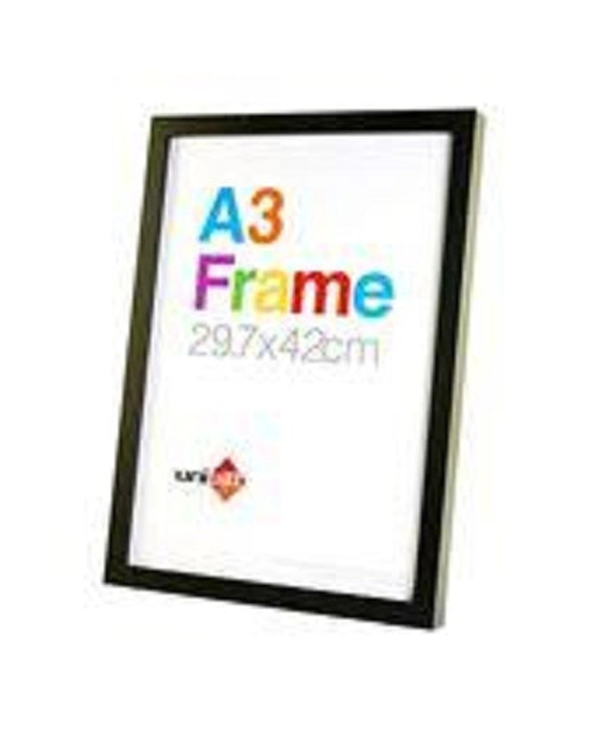 1 Unigift A3 Size Poster Print & Artwork Frame Home Decor 29.7x42cm - Black, 1 of 1