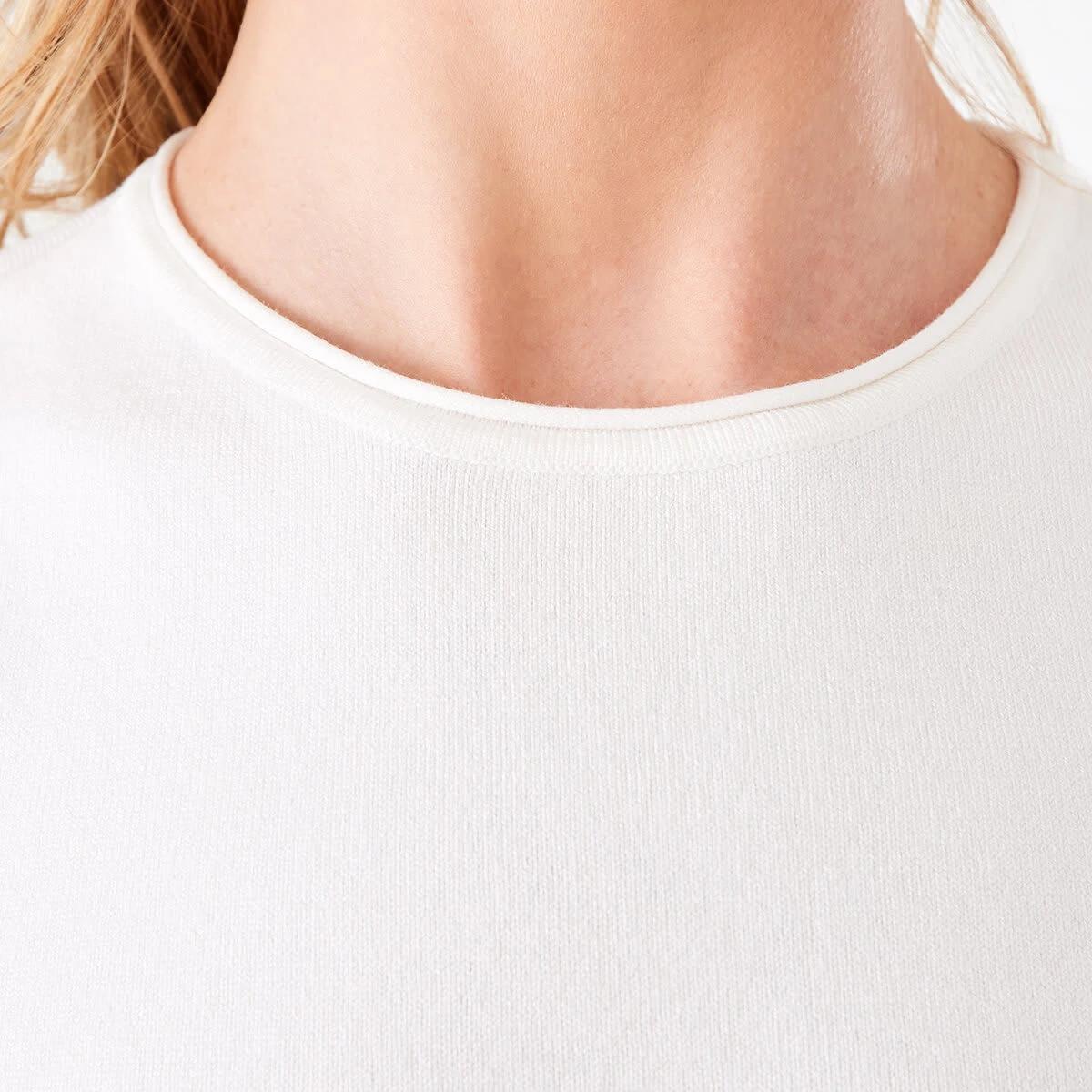 4 Sleeveless True Knit Tank Top Ecru, 4 of 7