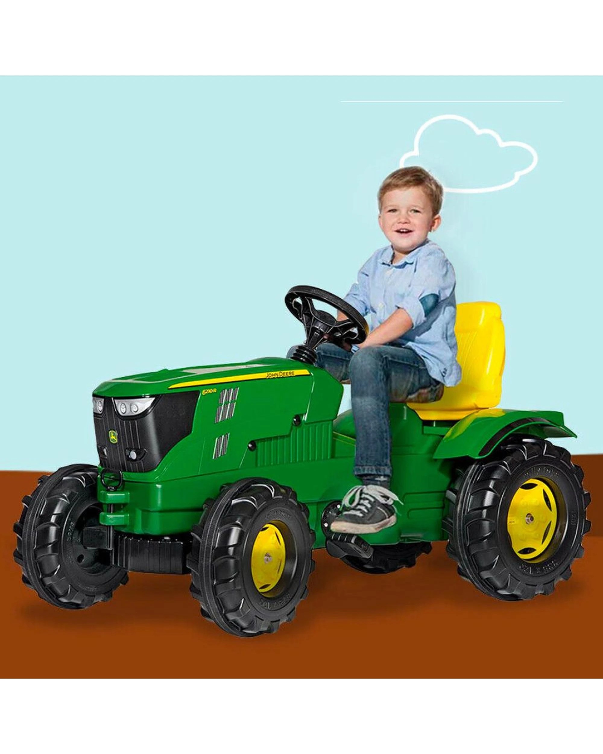 2 John Deere Rolly Farmtrac JD Ride On Tractor 3y, 2 of 2