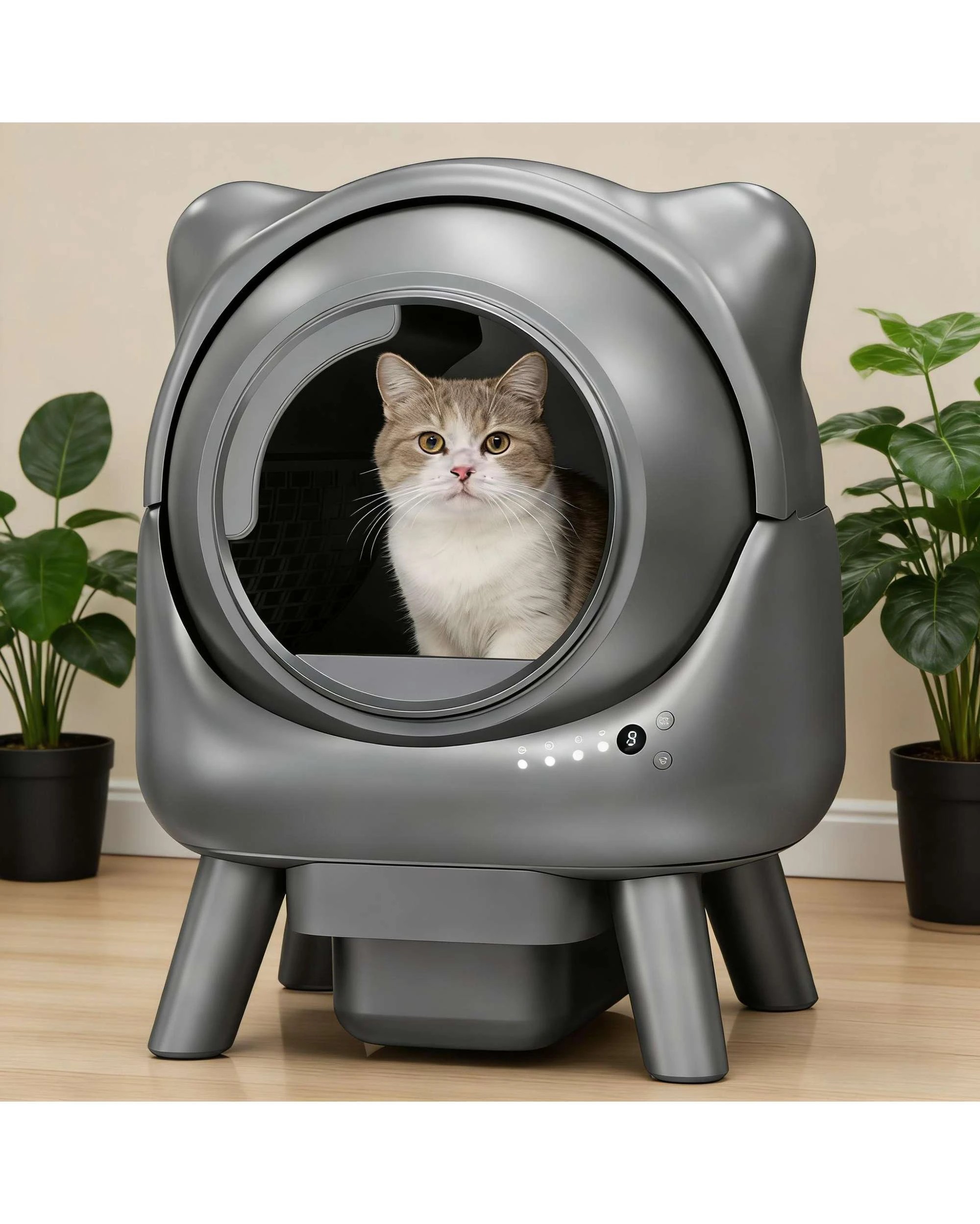 2 Advwin Self Cleaning Smart Cat Litter Box, 2 of 8