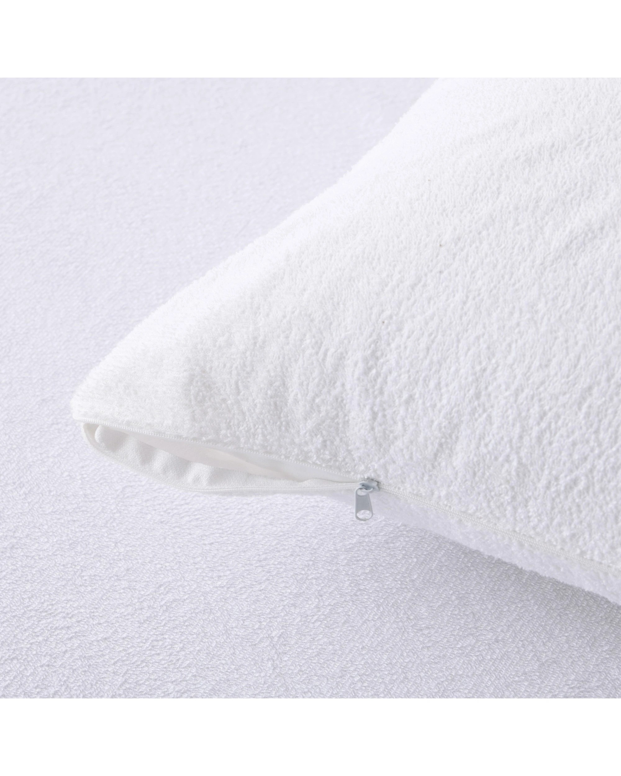 5 Dreamaker Cotton Terry Towelling Waterproof Pillow Protector Standard 48x73cm (2 Pack) - White, 5 of 7
