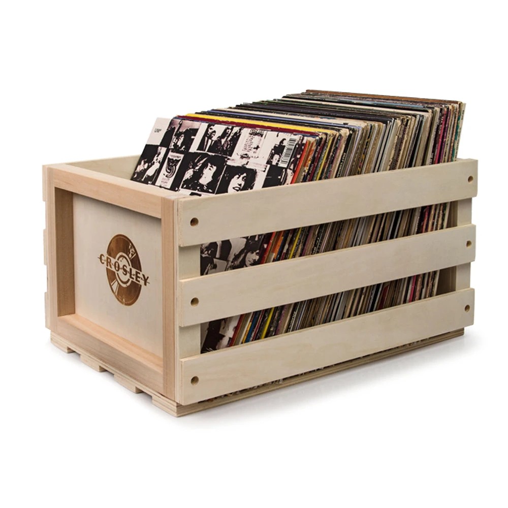 3 Crosley Voyager Black - Bluetooth Portable Turntable & Record Storage Crate - Black, 3 of 3